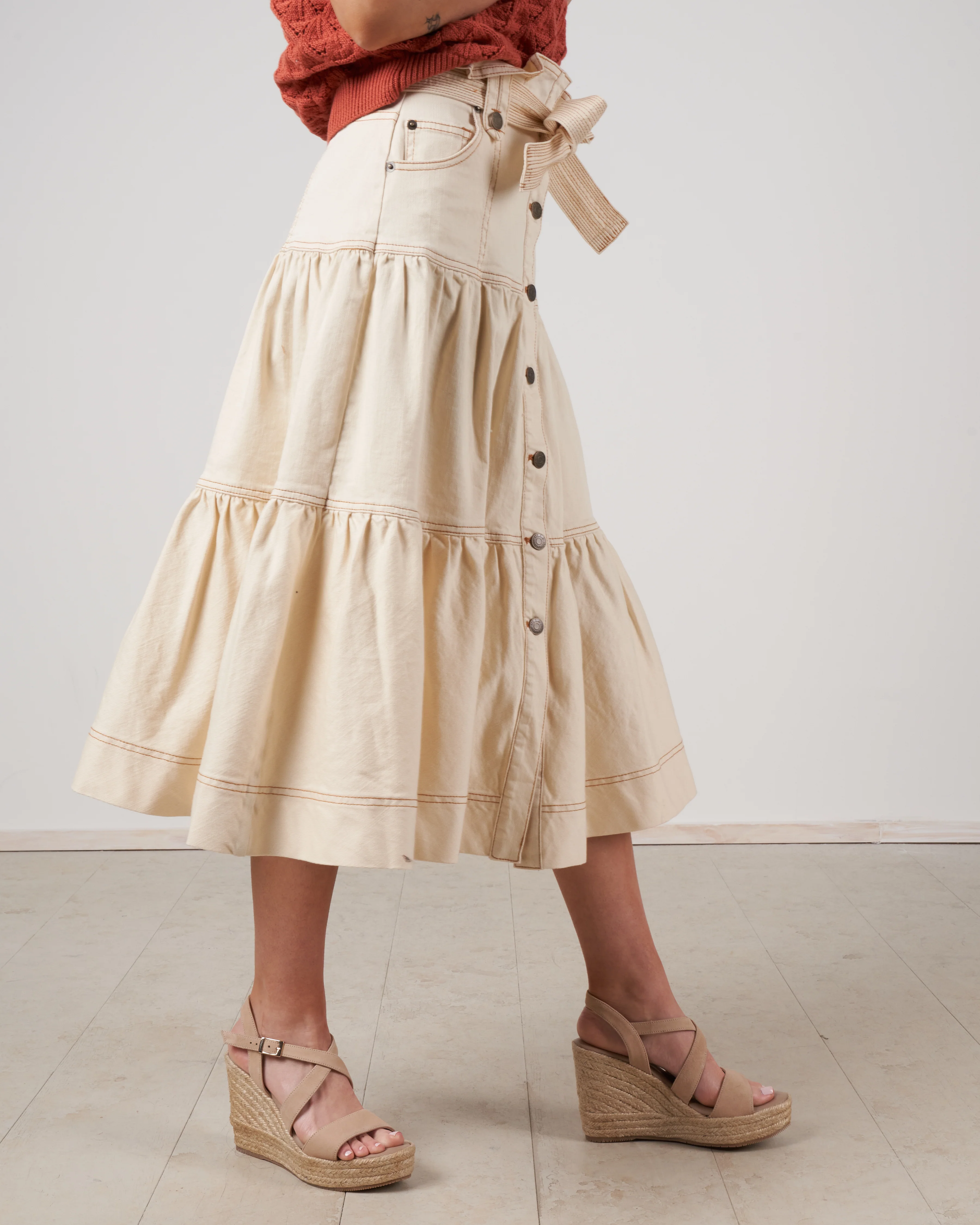 reine skirt - blanc - Image 4