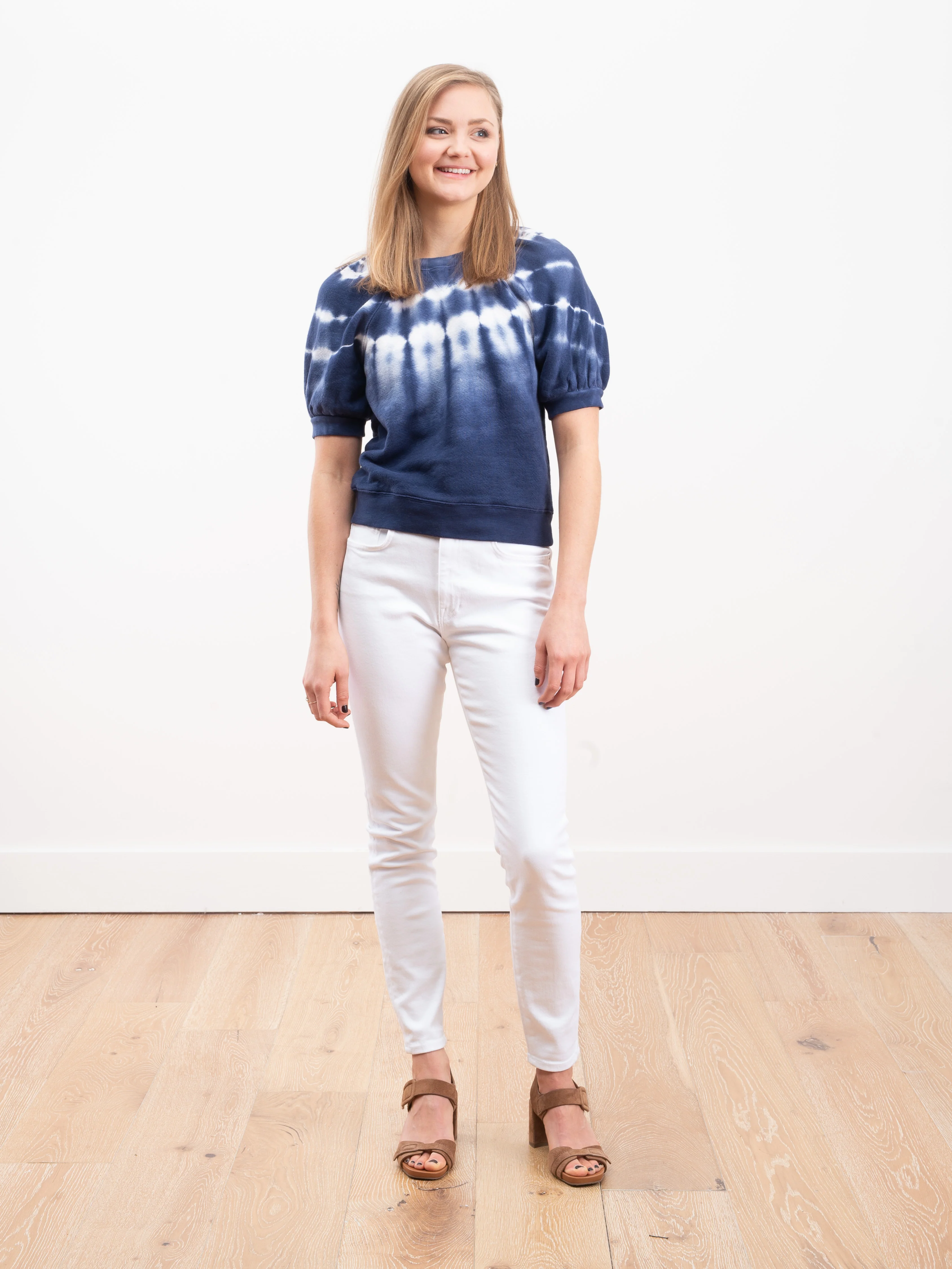 rocha pullover - indigo tie dye - Image 2