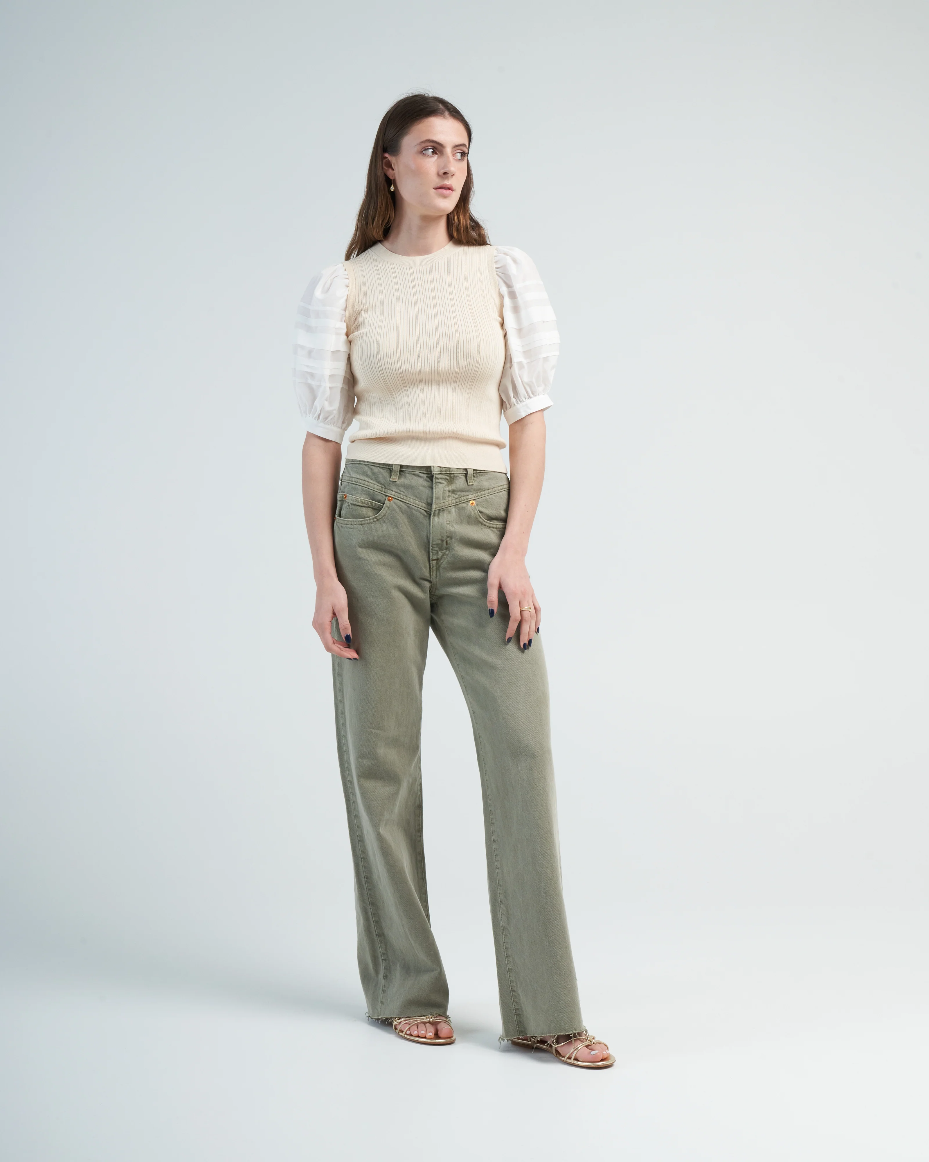 rosalie top - alabaster - Image 2