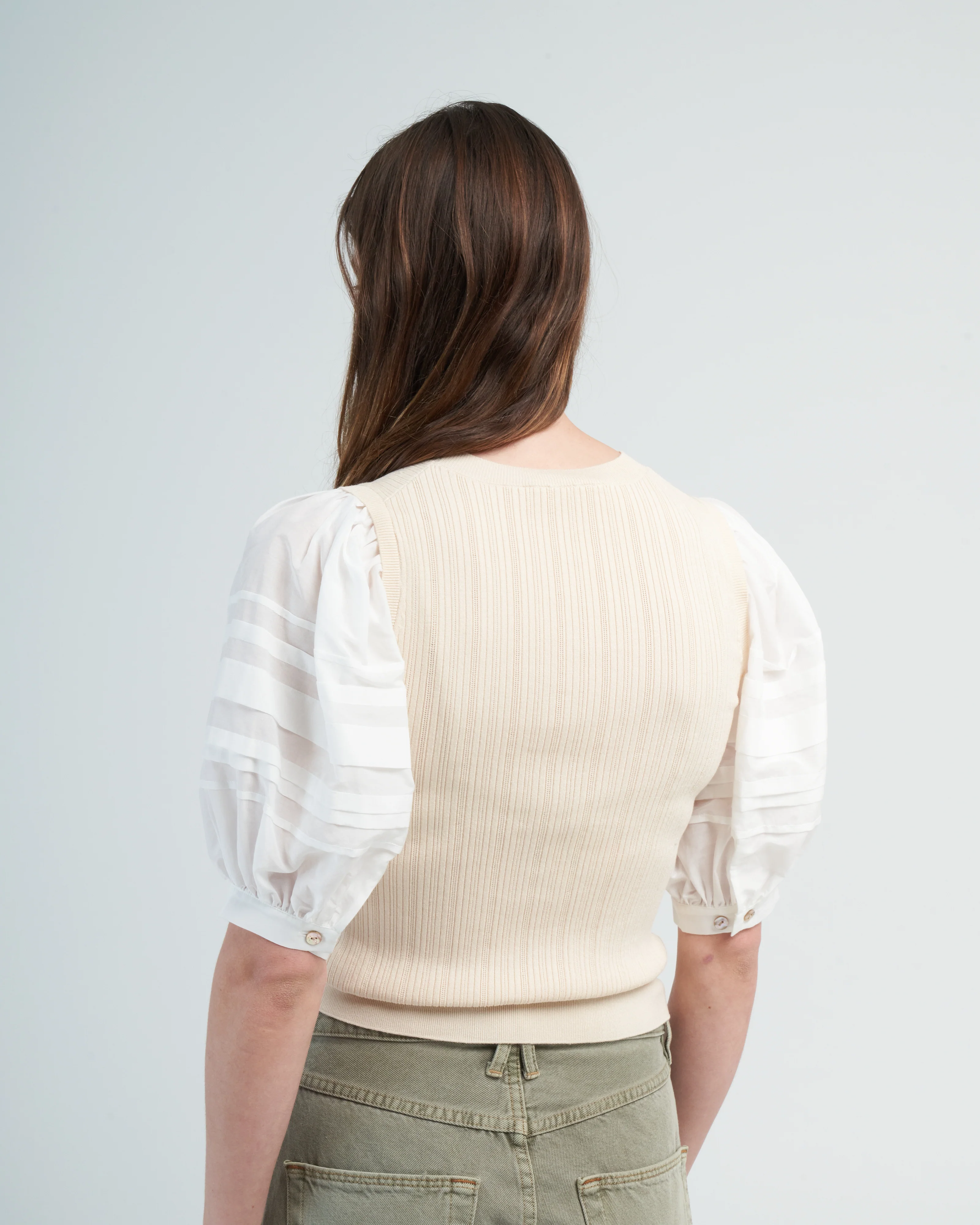rosalie top - alabaster - Image 4