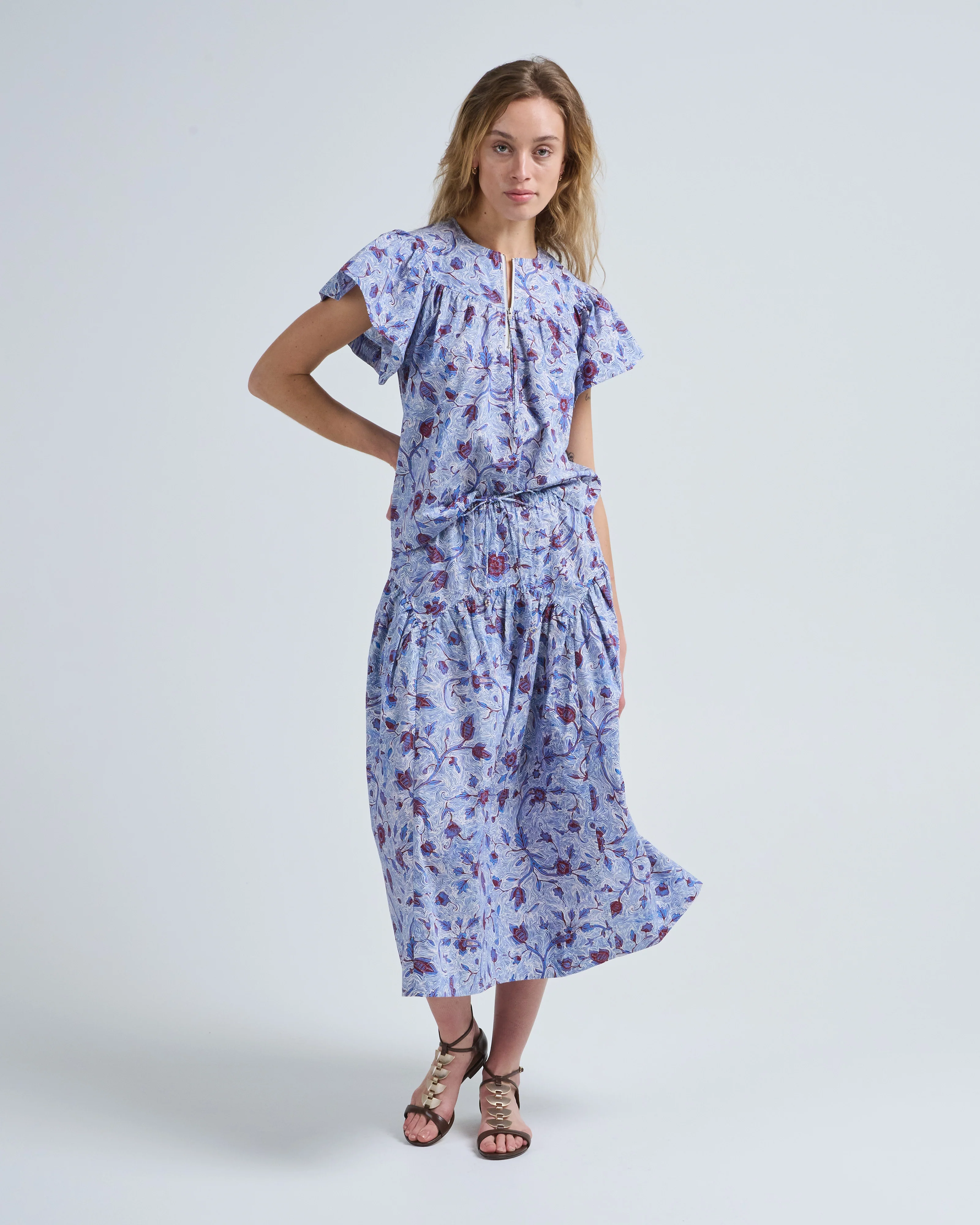 rosen cotton midi skirt - Image 3