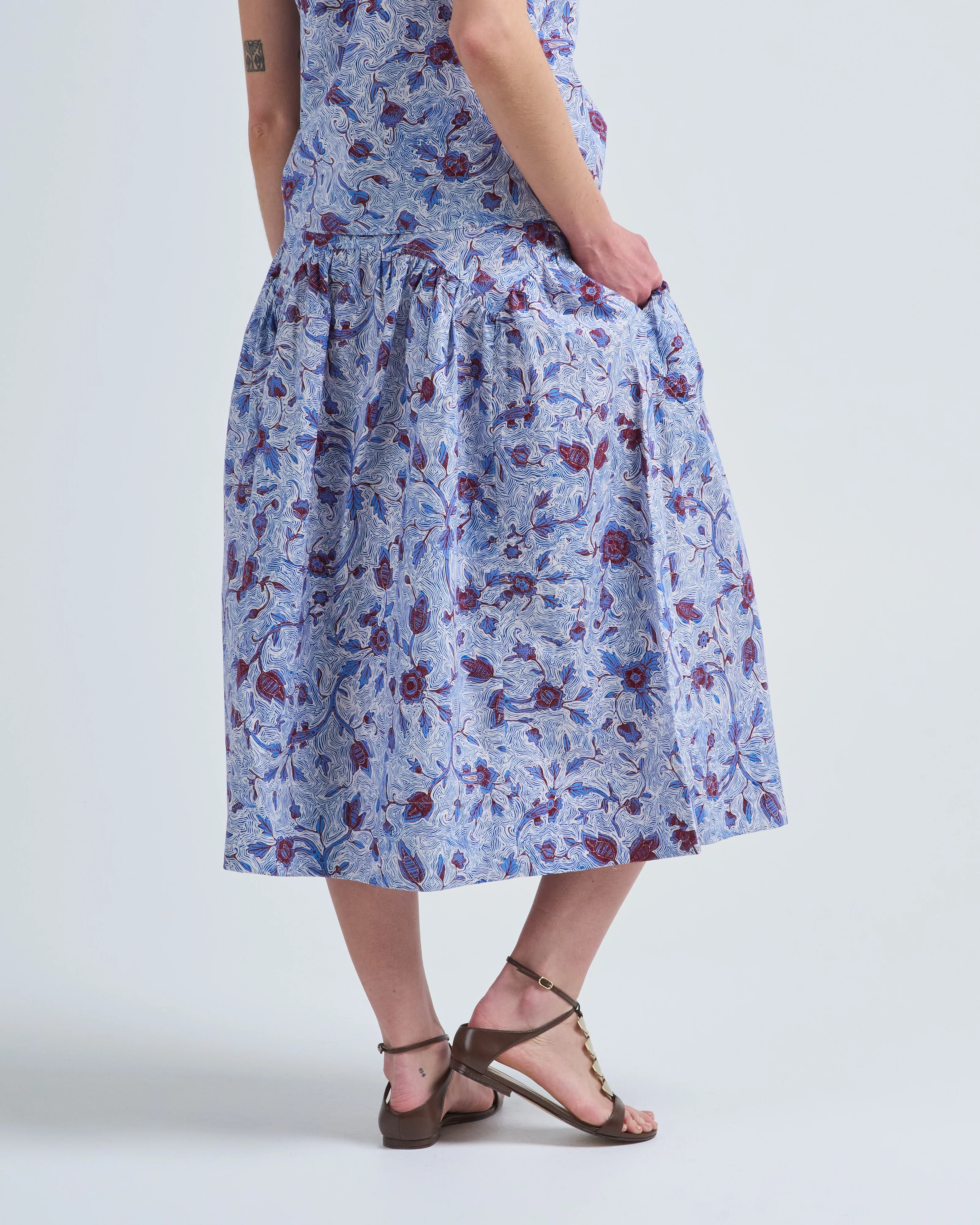 rosen cotton midi skirt - Image 4