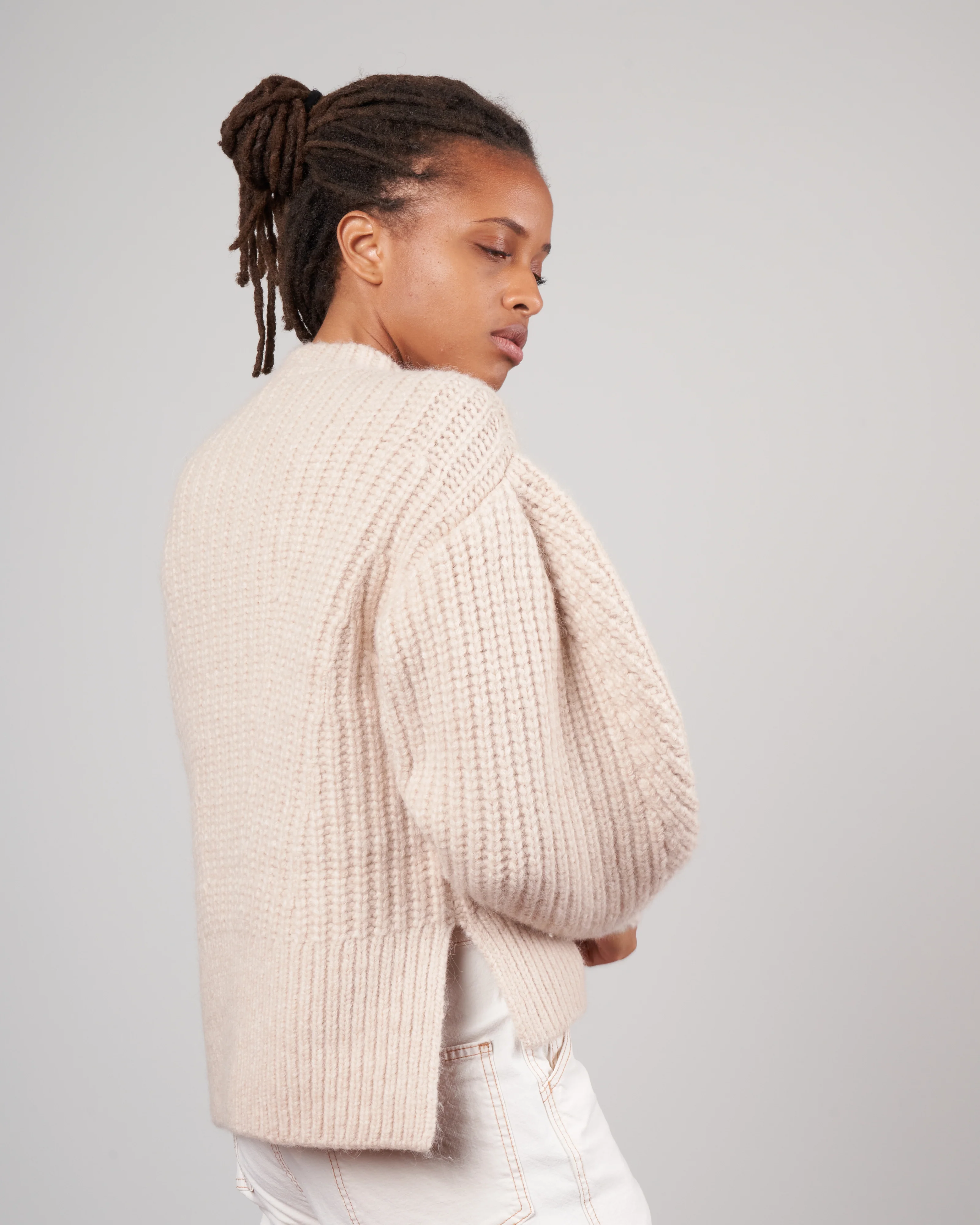 ruth pullover - limestone - Image 3
