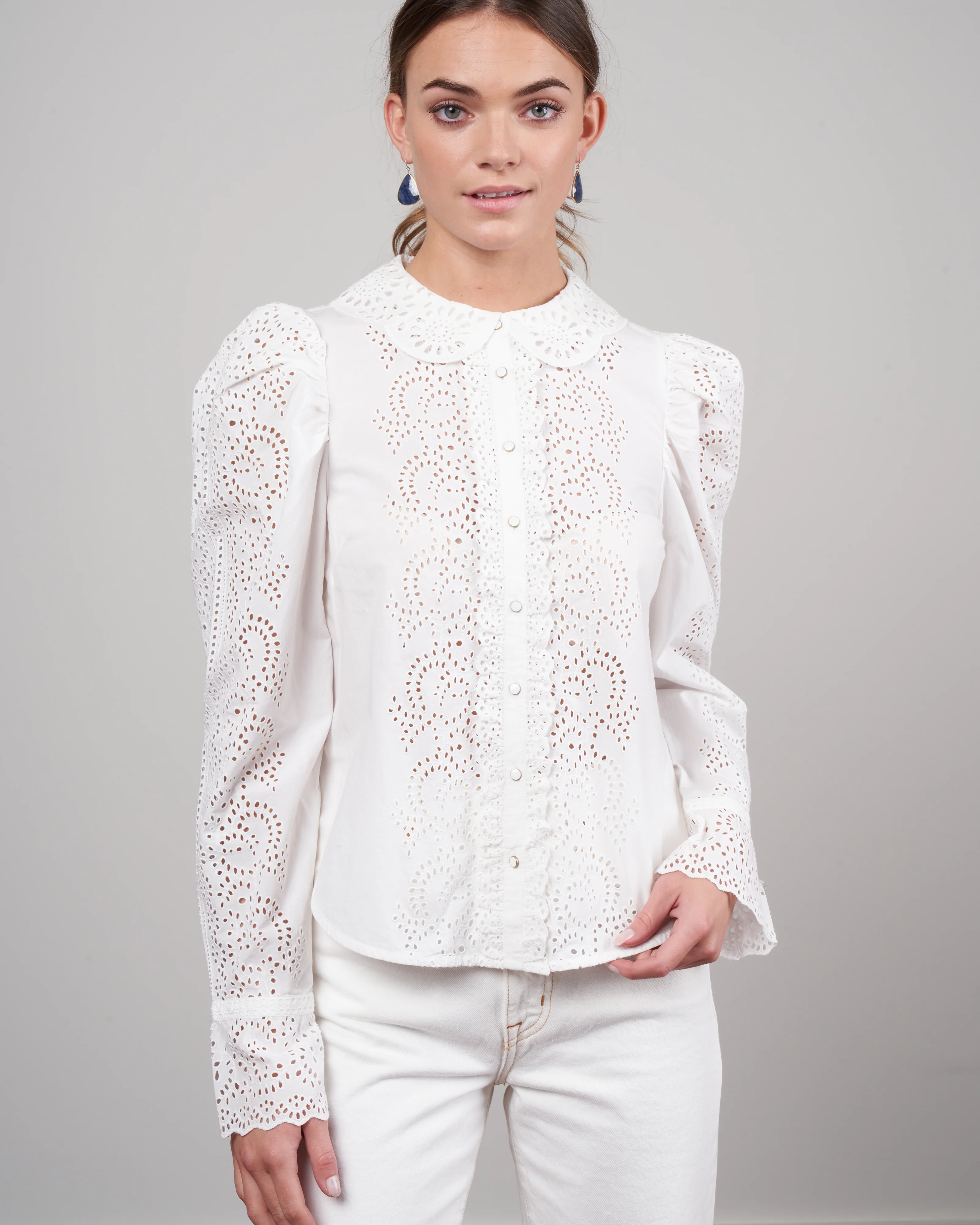 sage blouse - pristine - Image 2