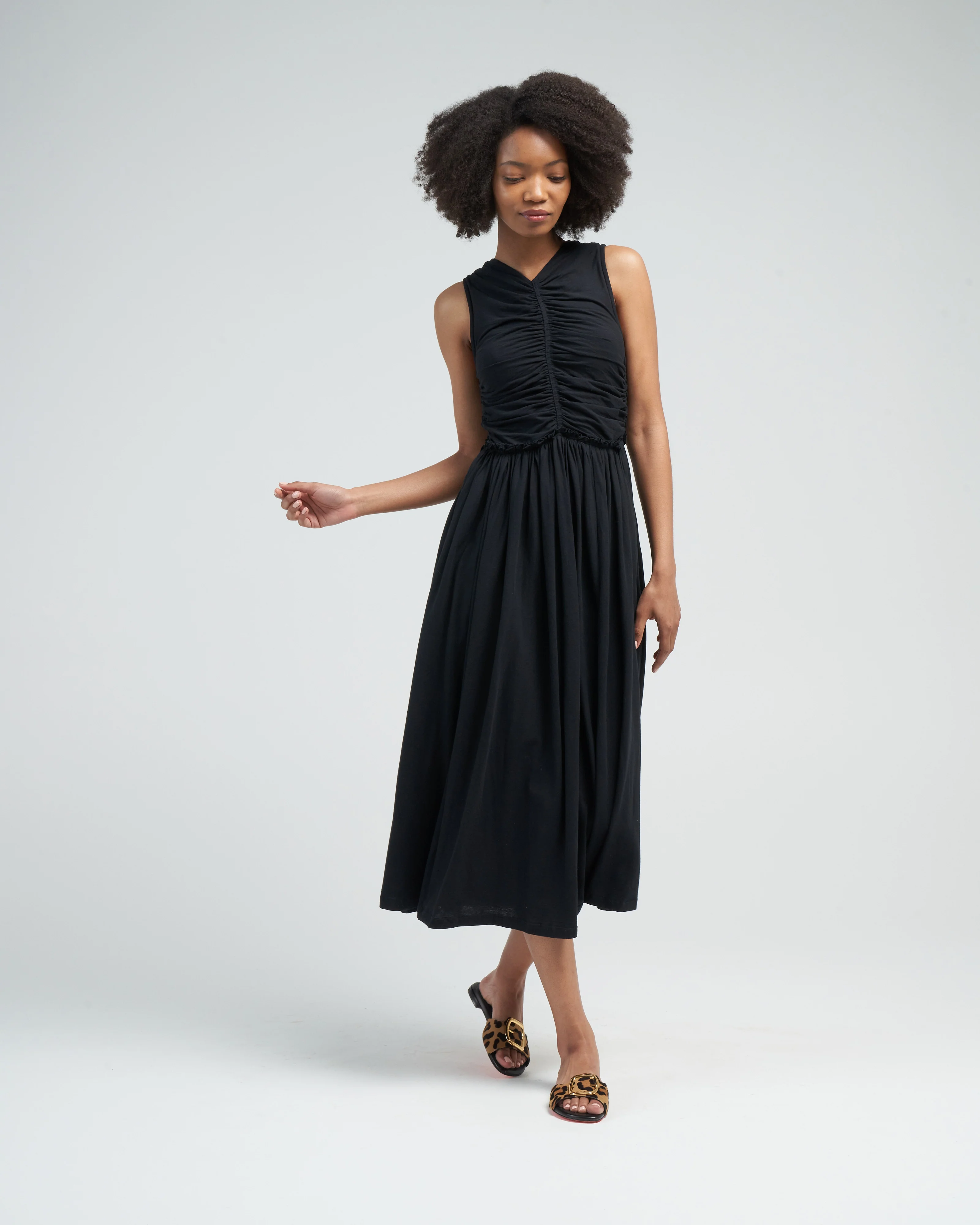 sascha dress - noir - Image 2