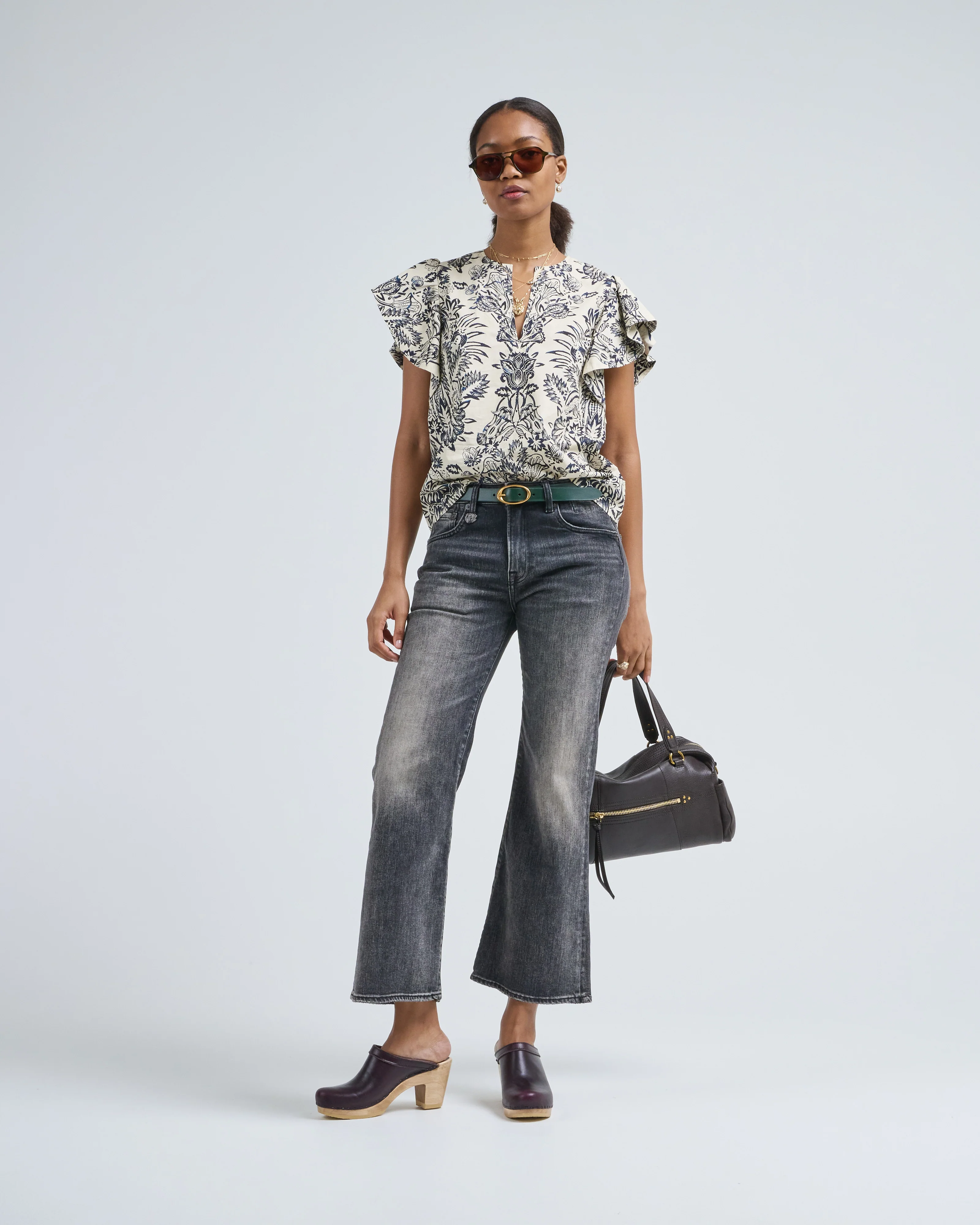 severine flutter sleeve top - Image 3