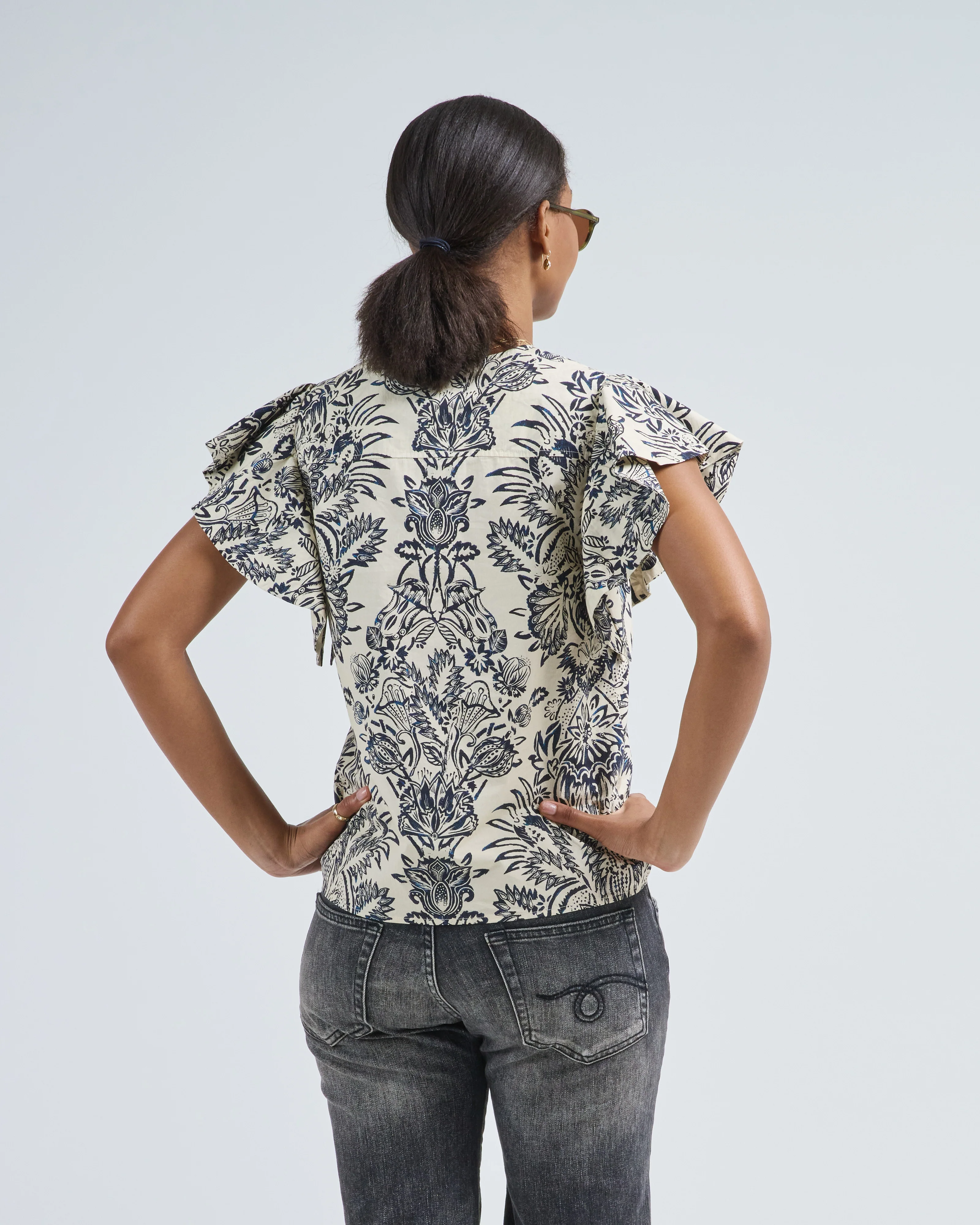 severine flutter sleeve top - Image 5