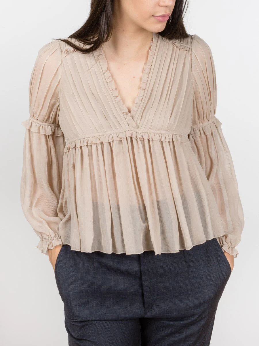 silva blouse - oyster - Image 2