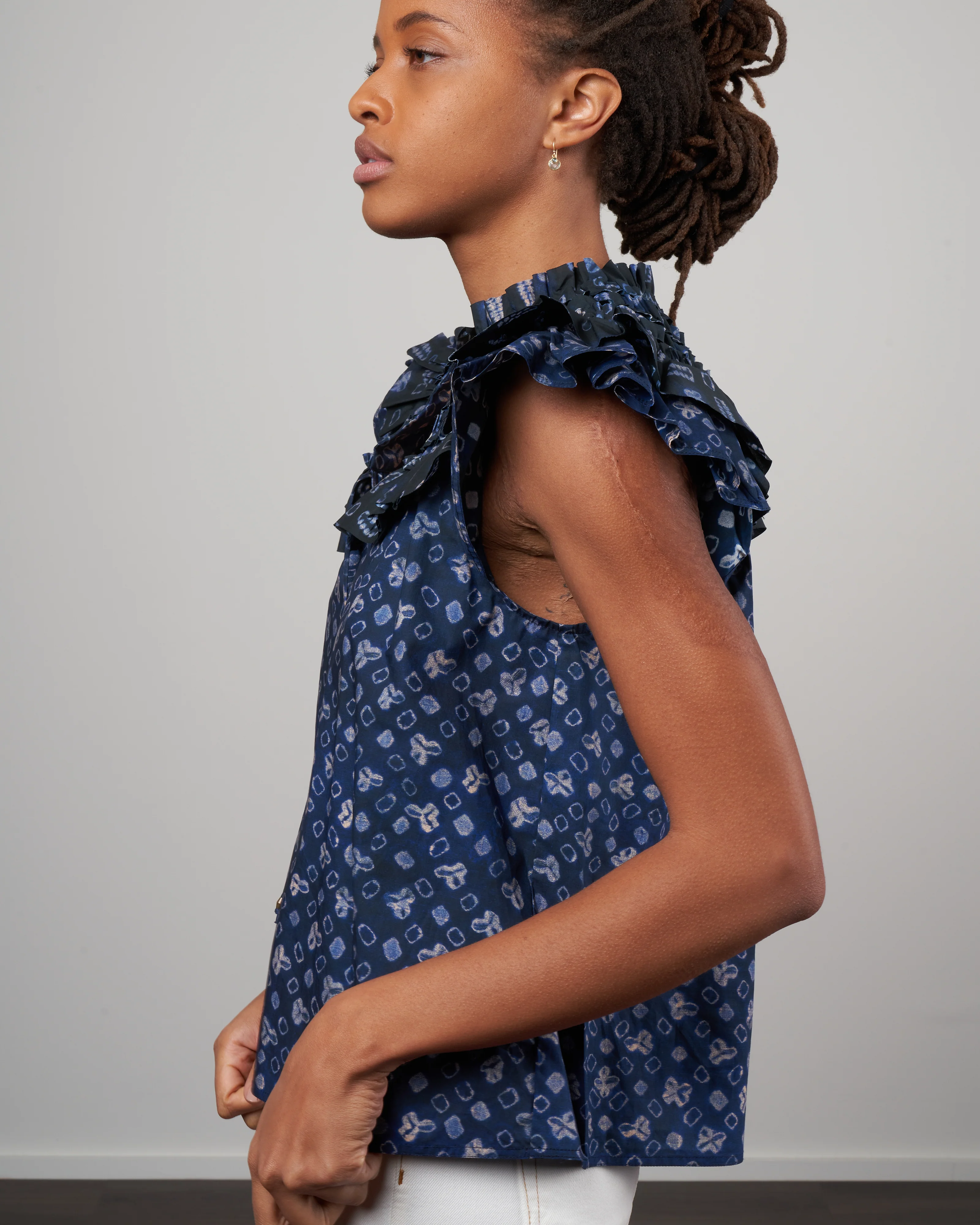 solina top - ultramarine - Image 3