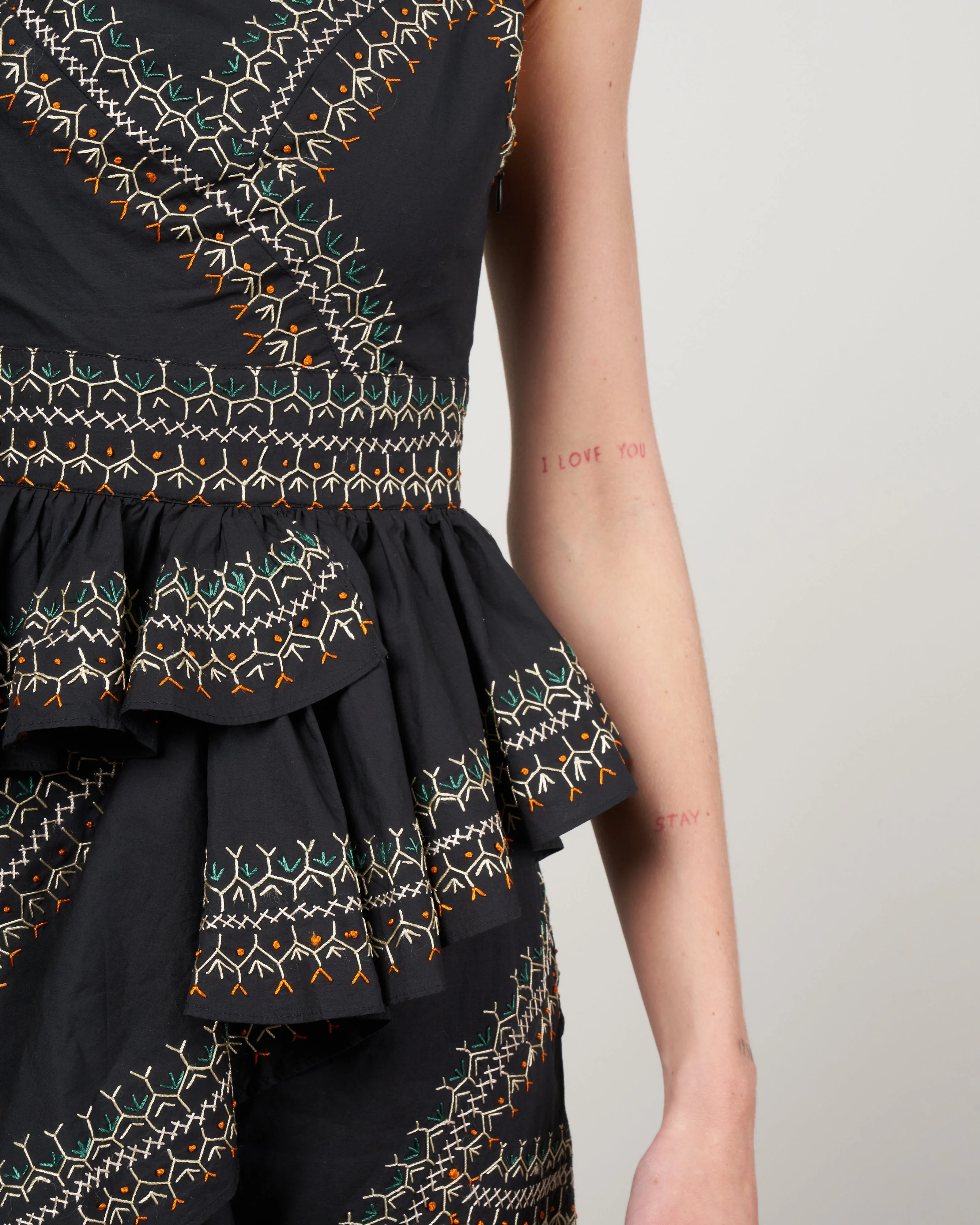 sylvan dress - noir - Image 4