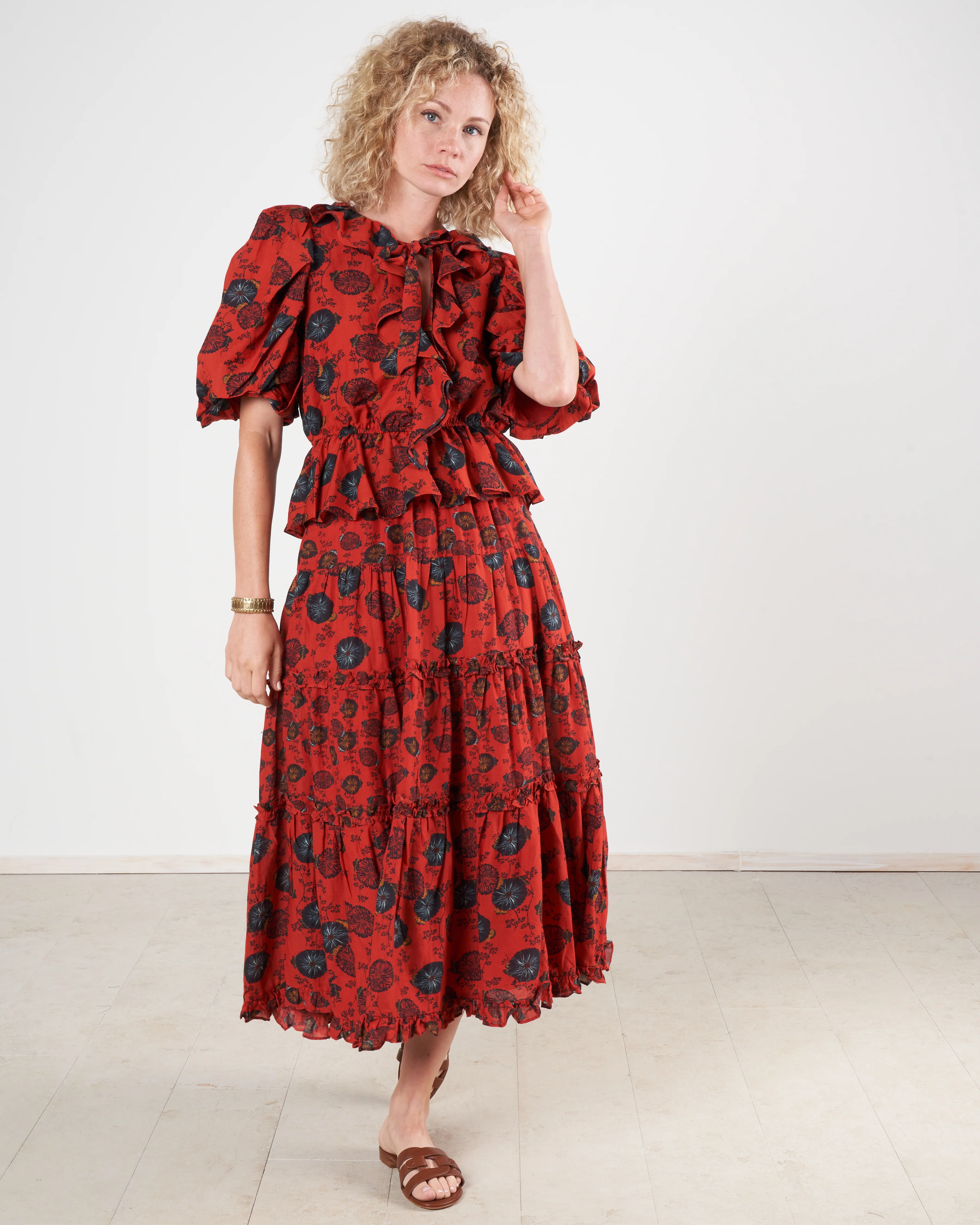 tulia skirt - poppy floral pof - Image 2