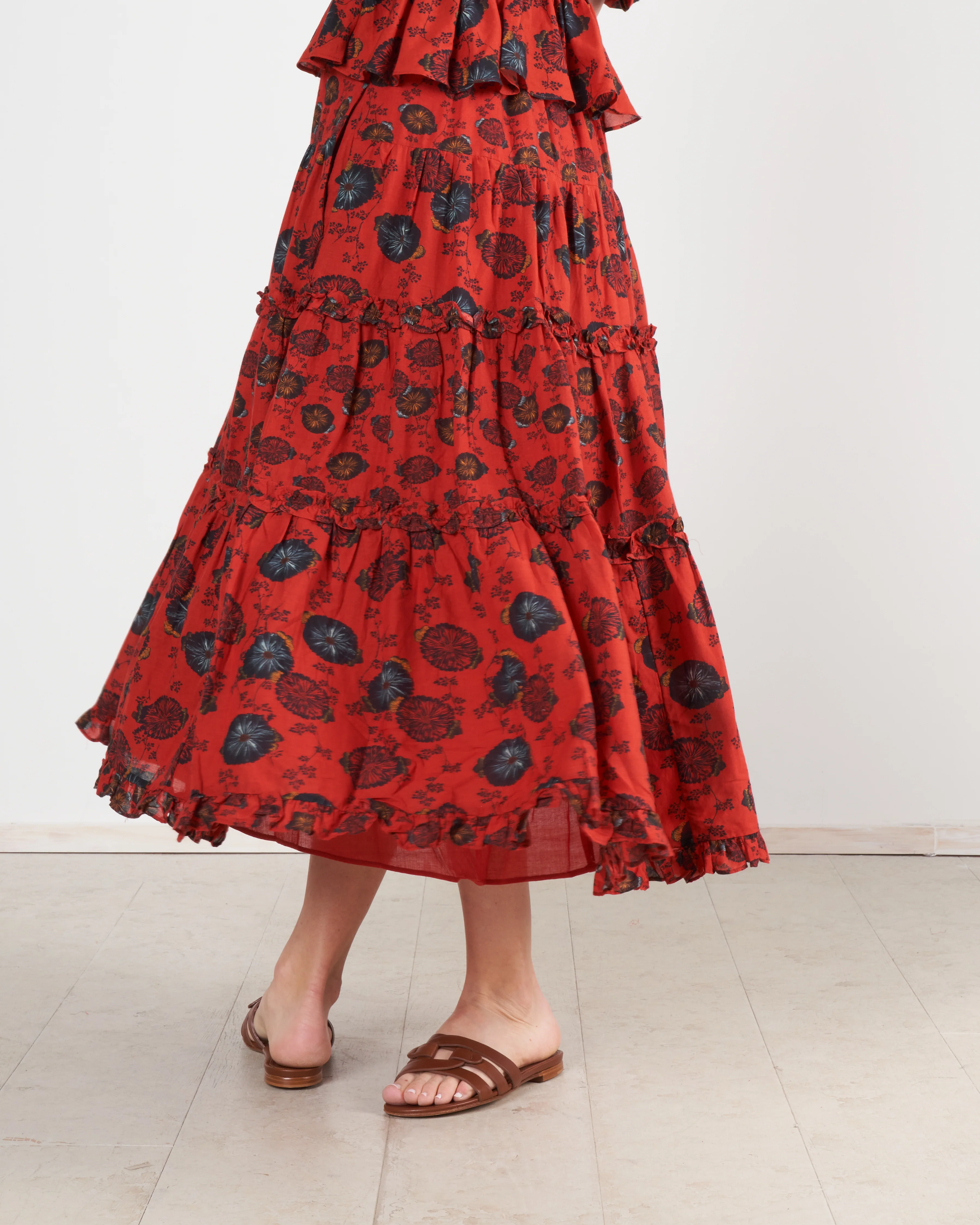 tulia skirt - poppy floral pof - Image 4