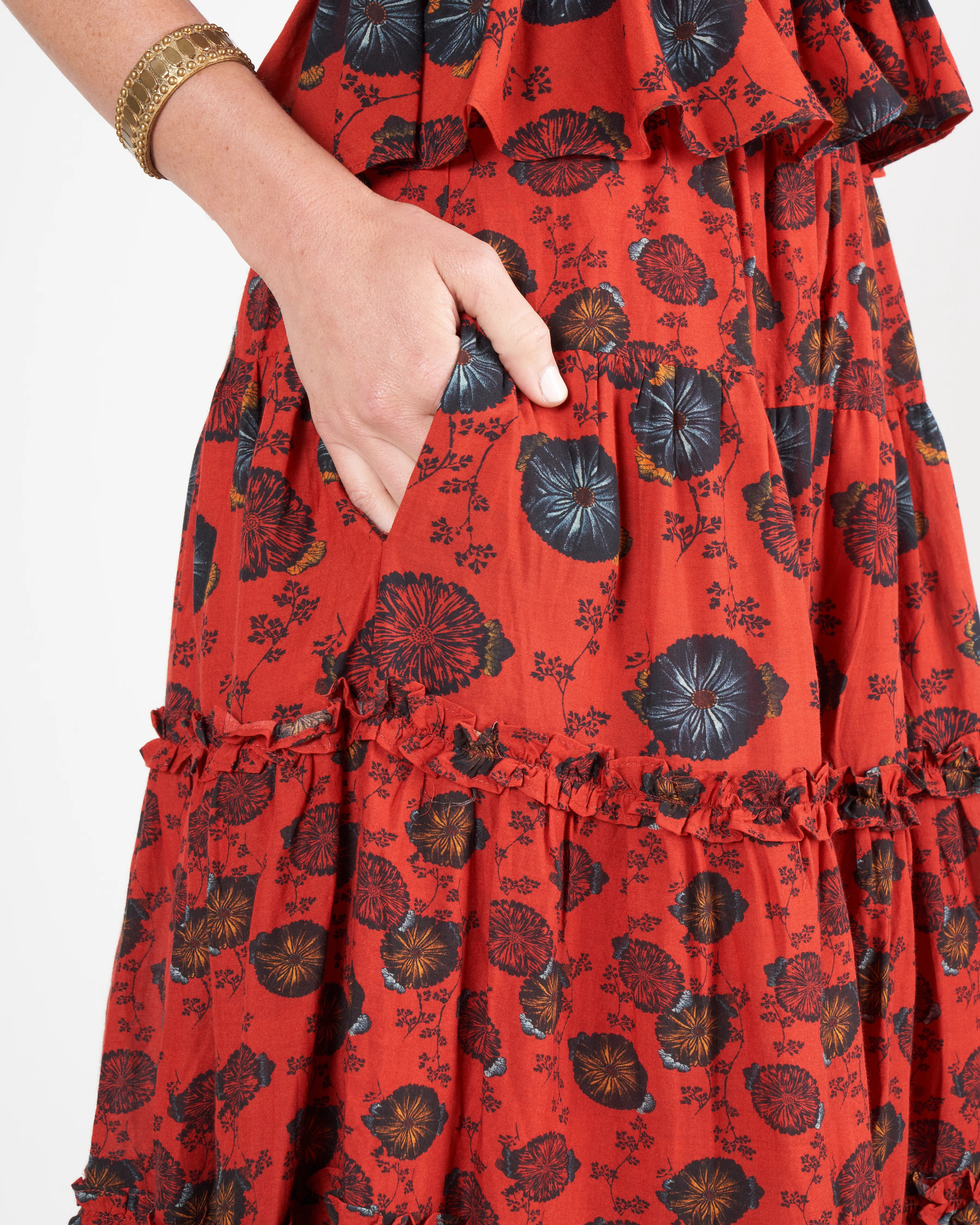 tulia skirt - poppy floral pof - Image 5