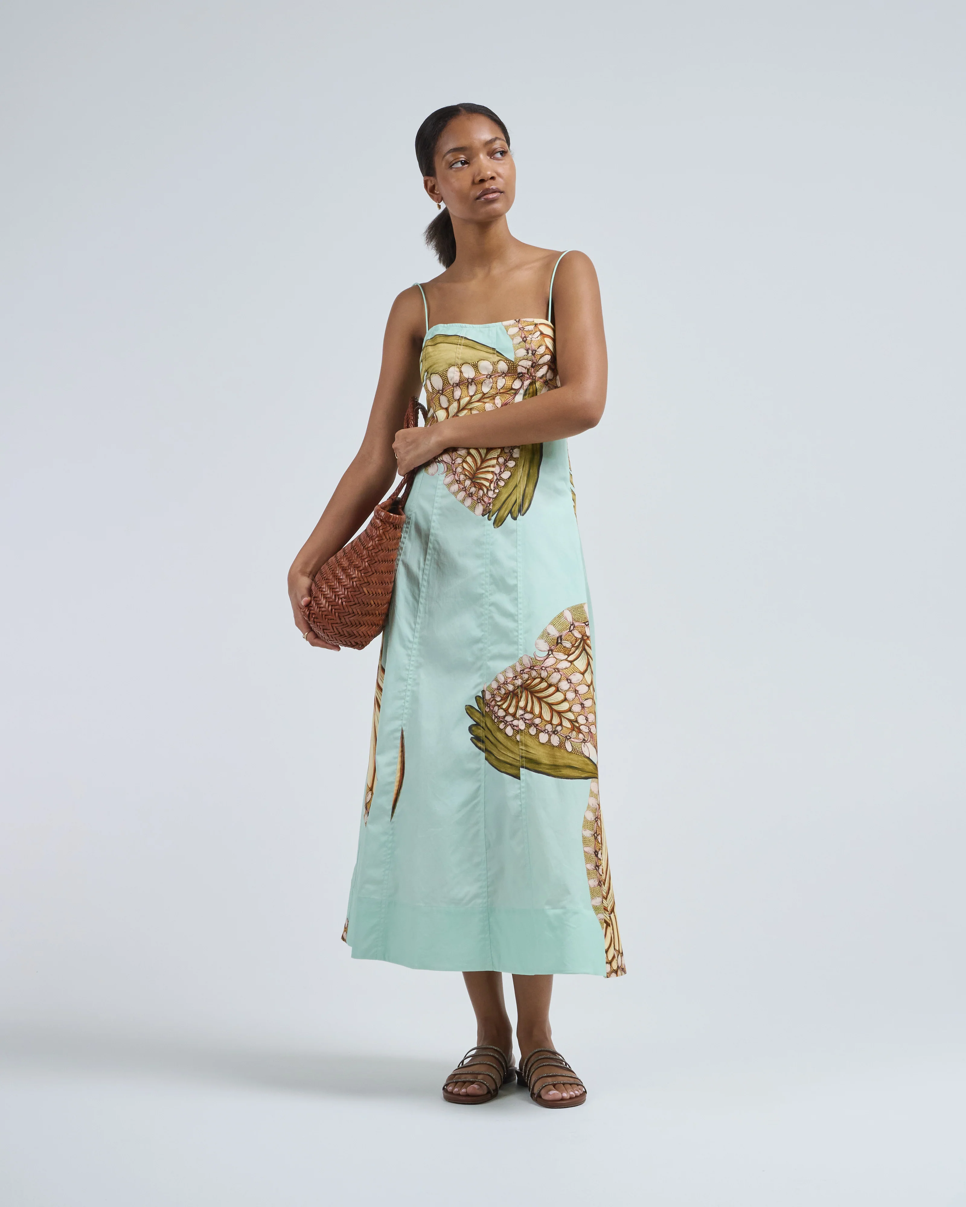 vesela cami midi dress