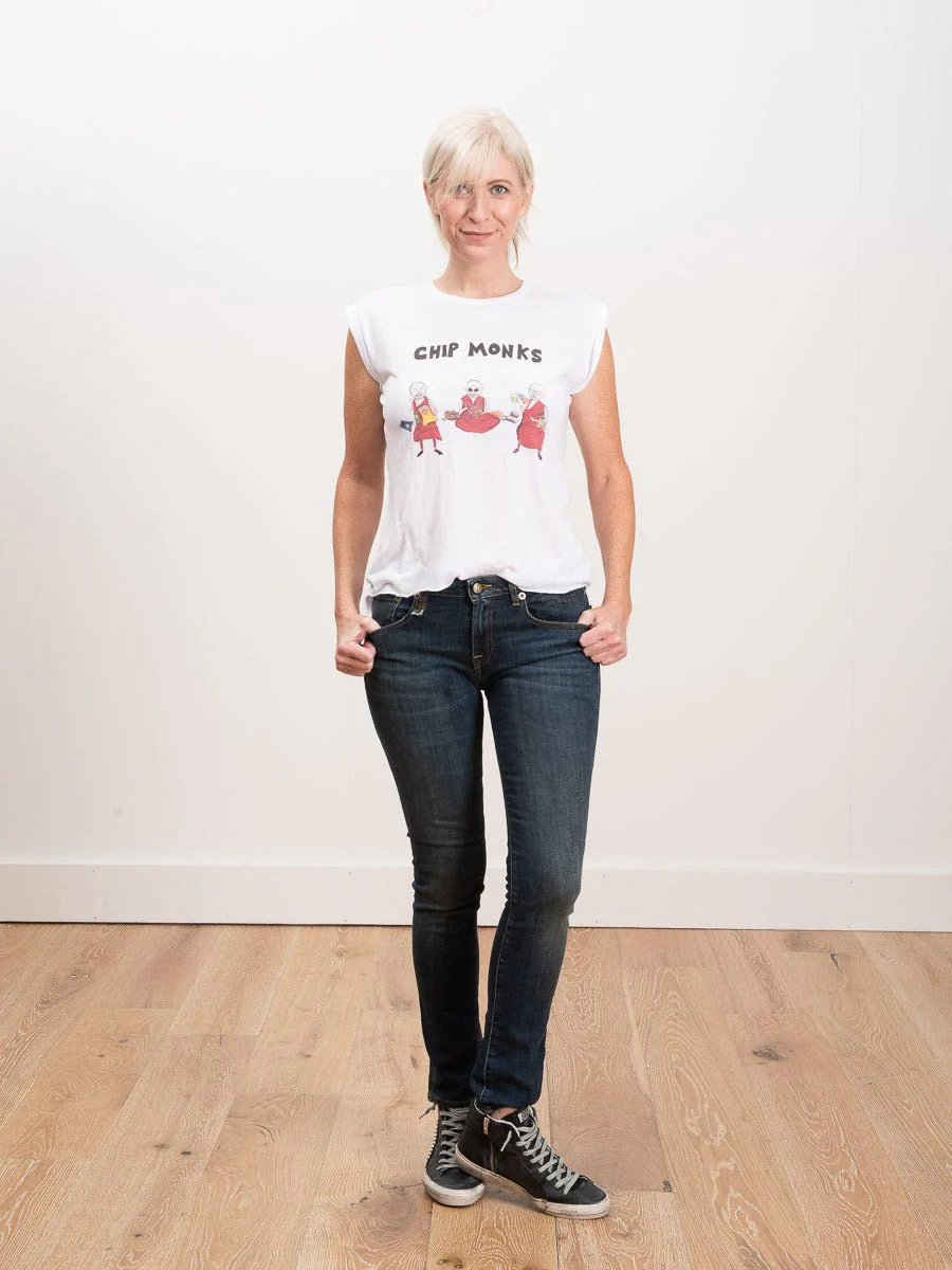 chip monks tee