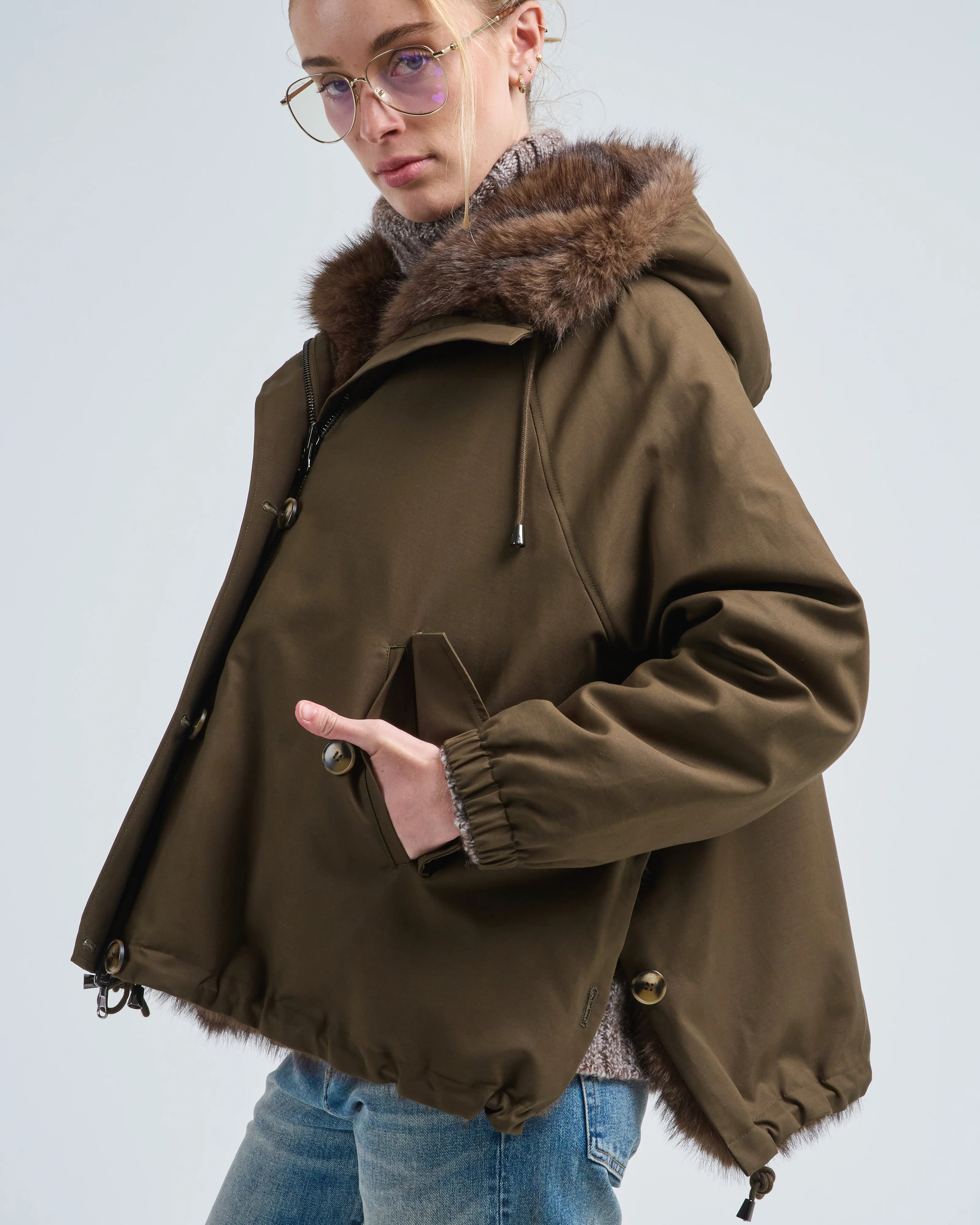 fur lined jacket