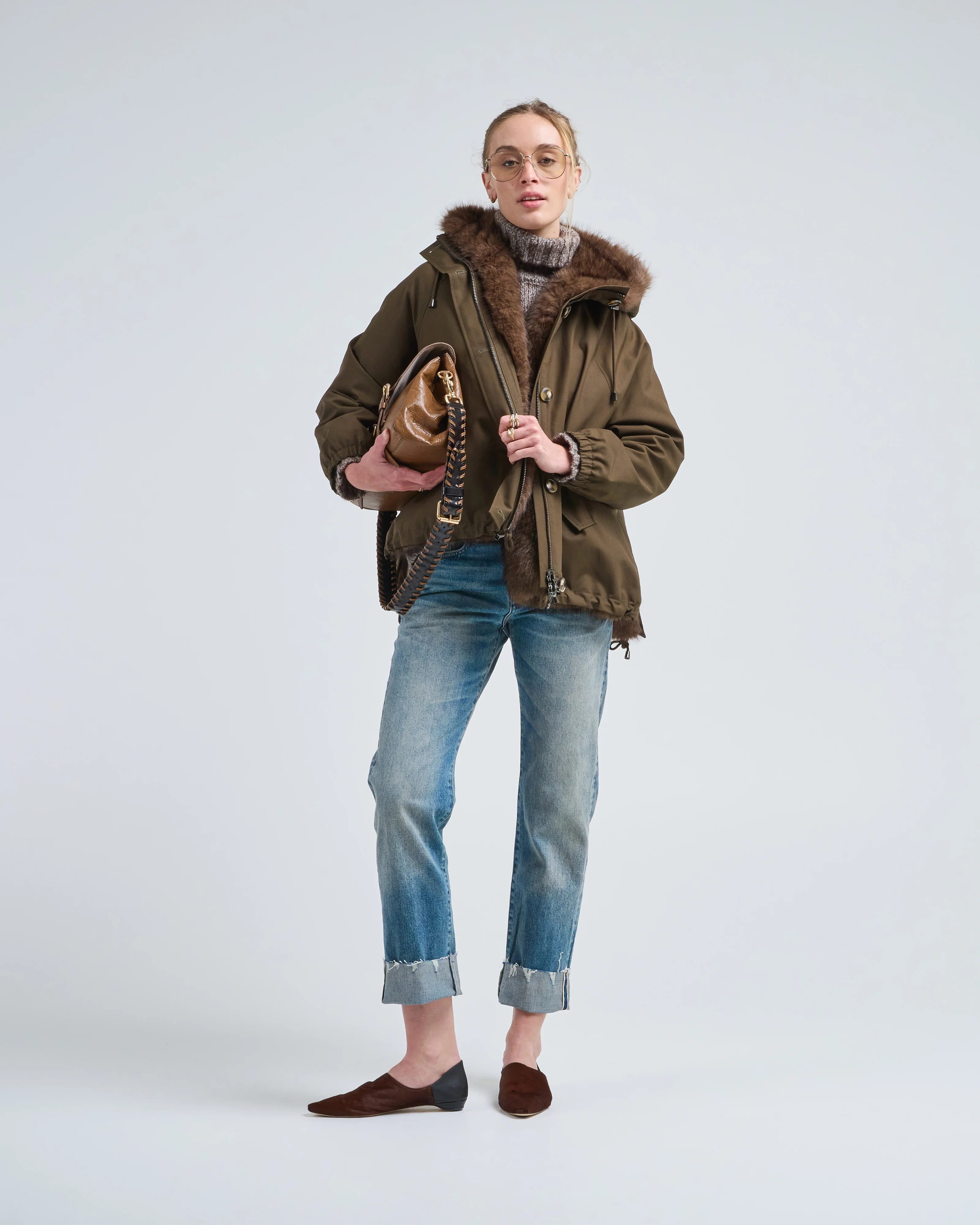 fur lined jacket - Image 2