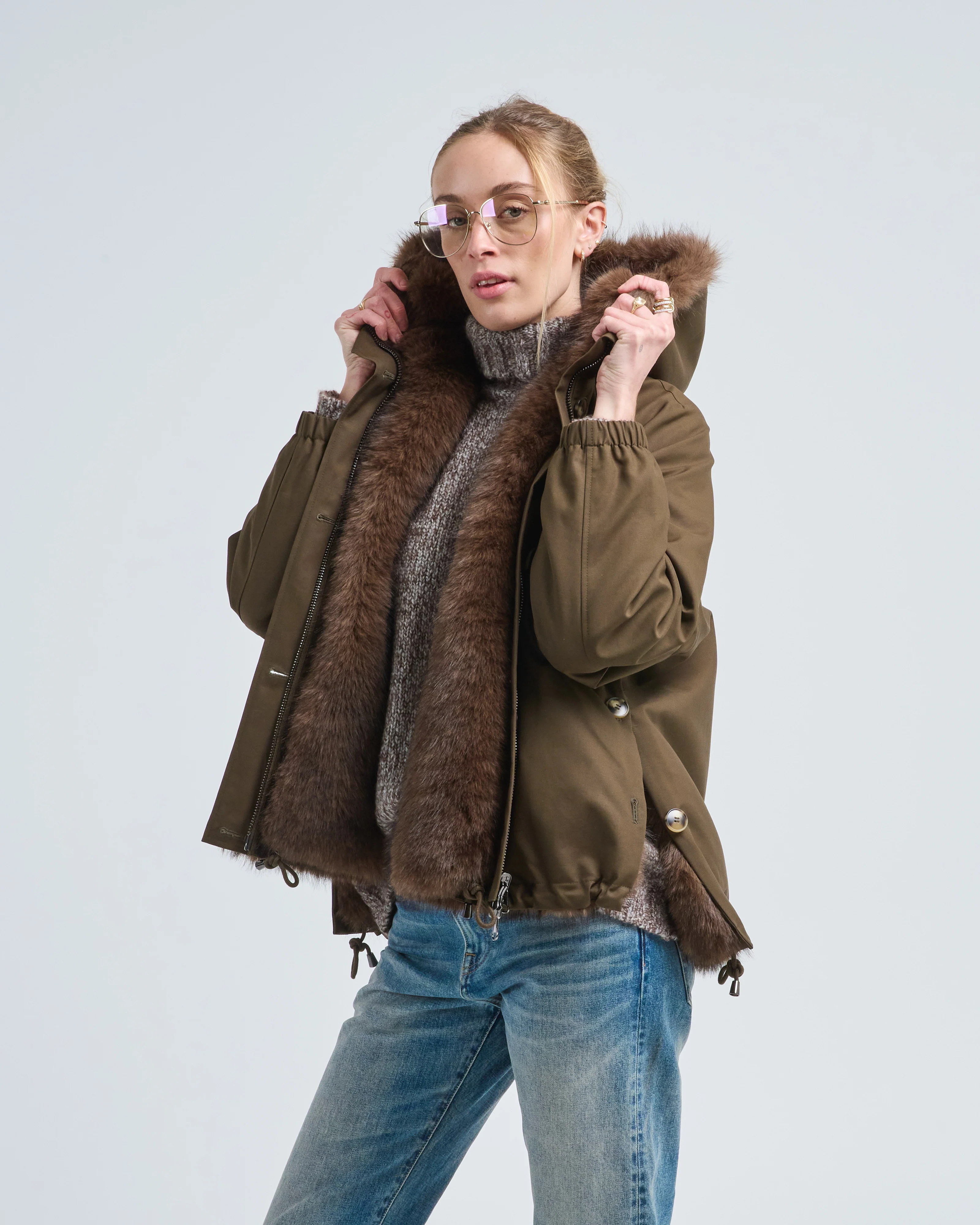 fur lined jacket - Image 4