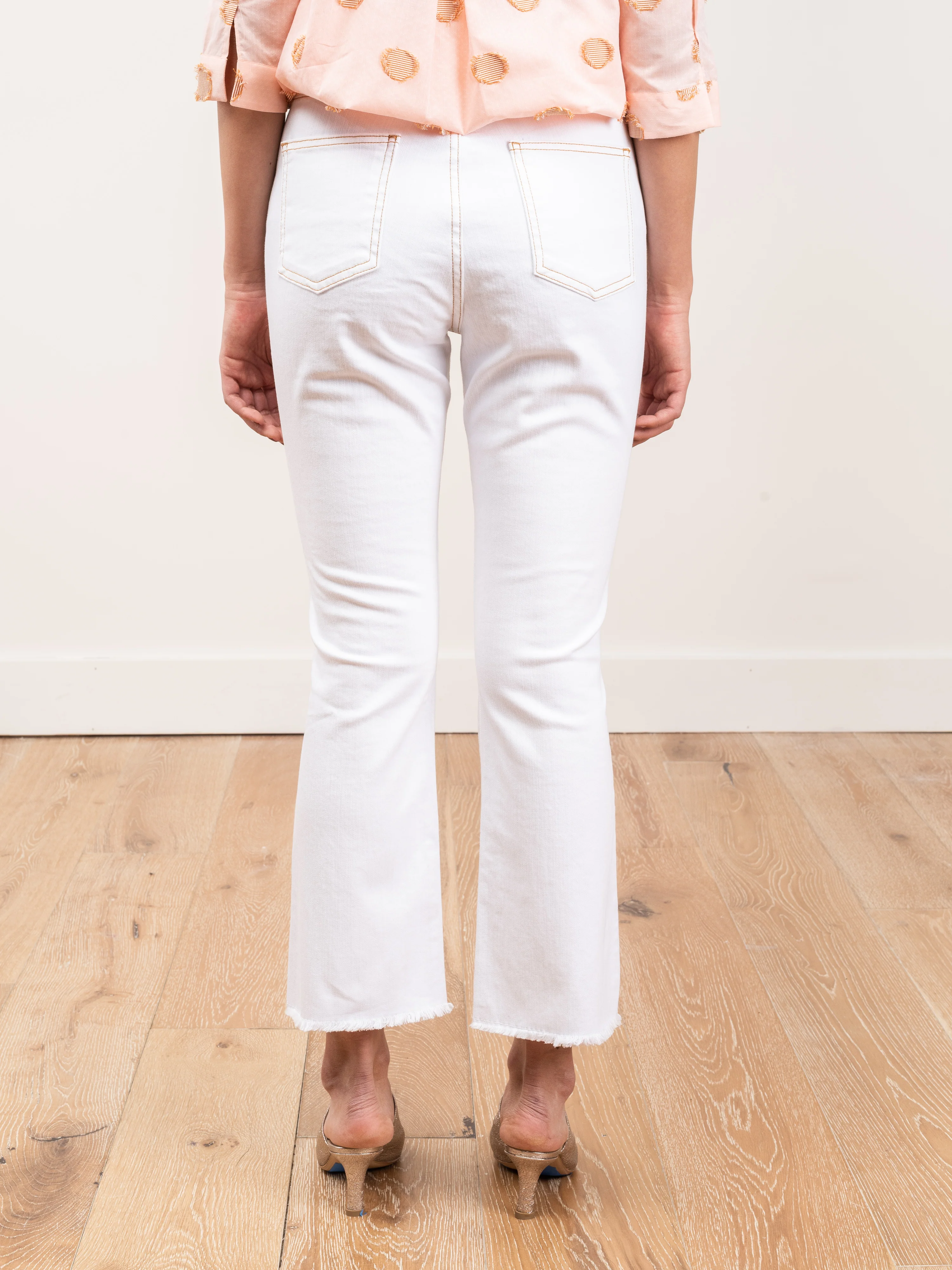 carolyn baby boot jean - white - Image 6