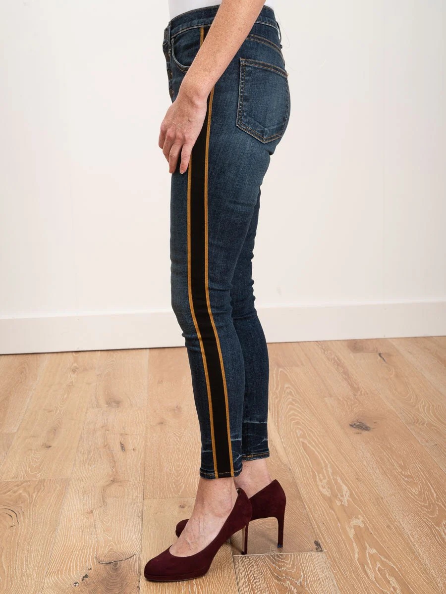 debbie skinny tux stripe jean - Image 2