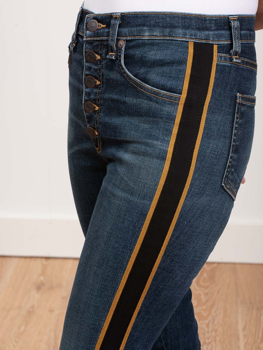debbie skinny tux stripe jean - Image 3