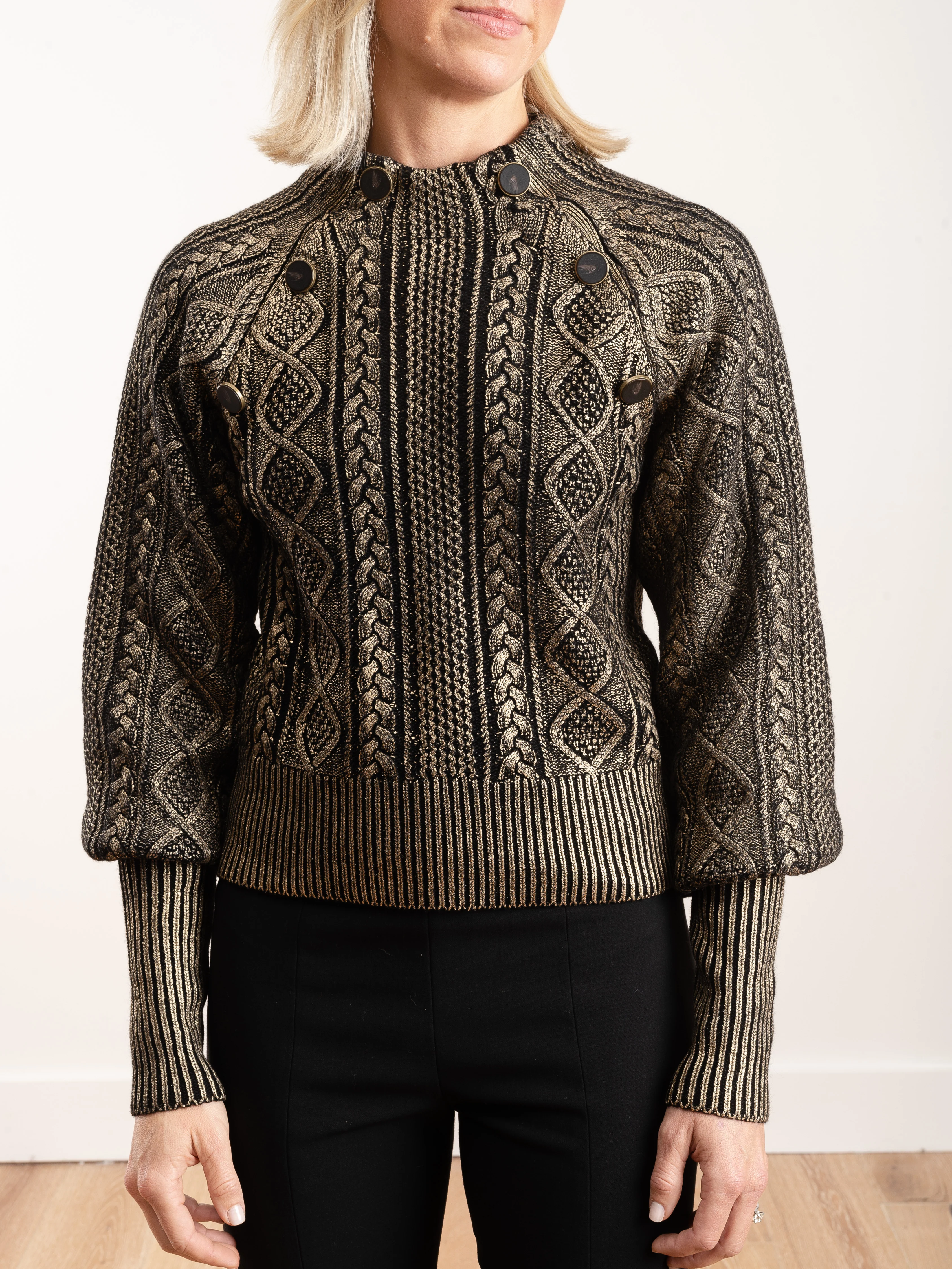 grady sweater - black/gold - Image 3