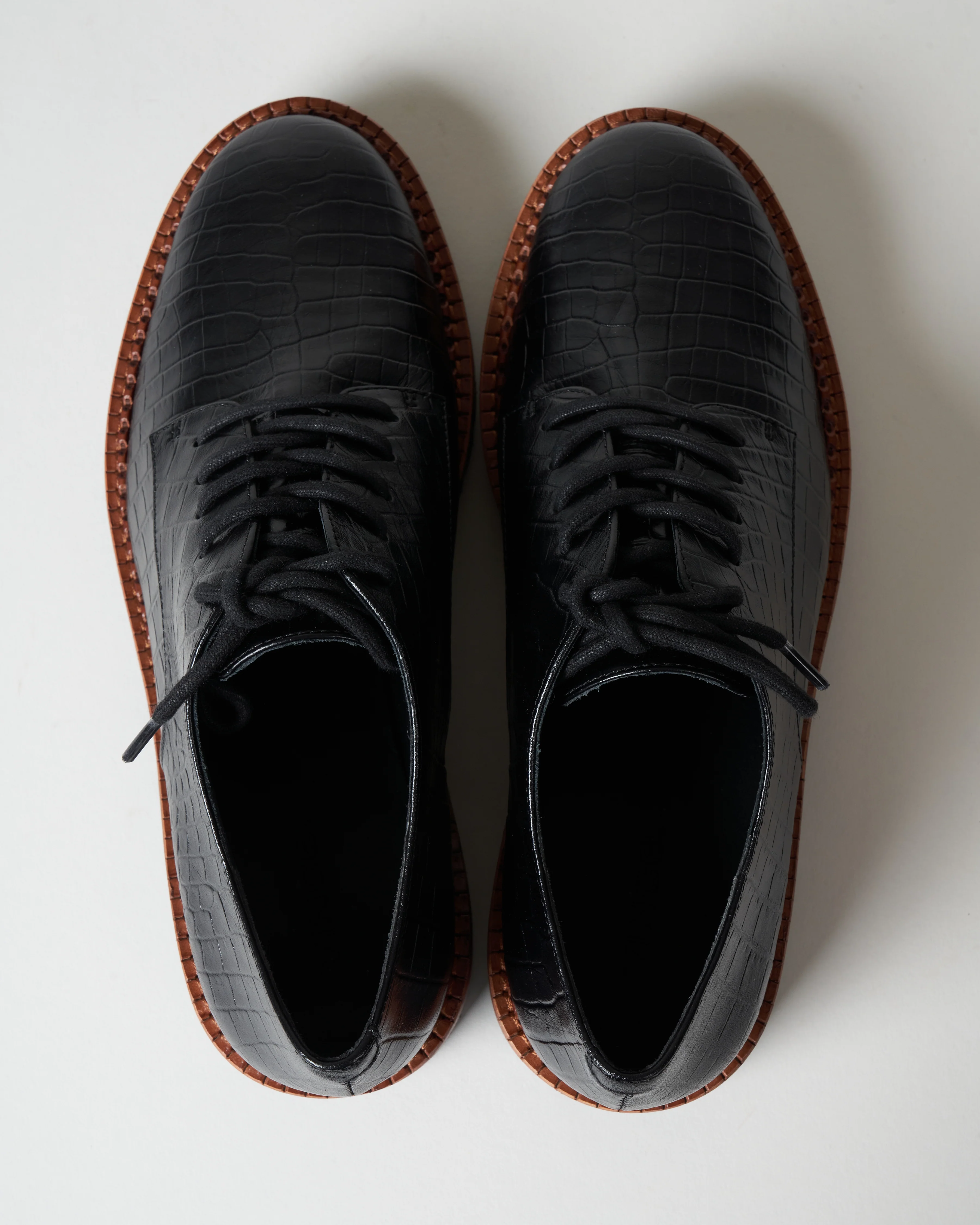 camilla oxford - black babycroc print - Image 3