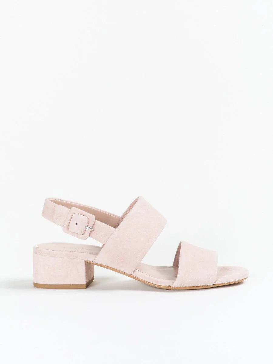 block heel - blush