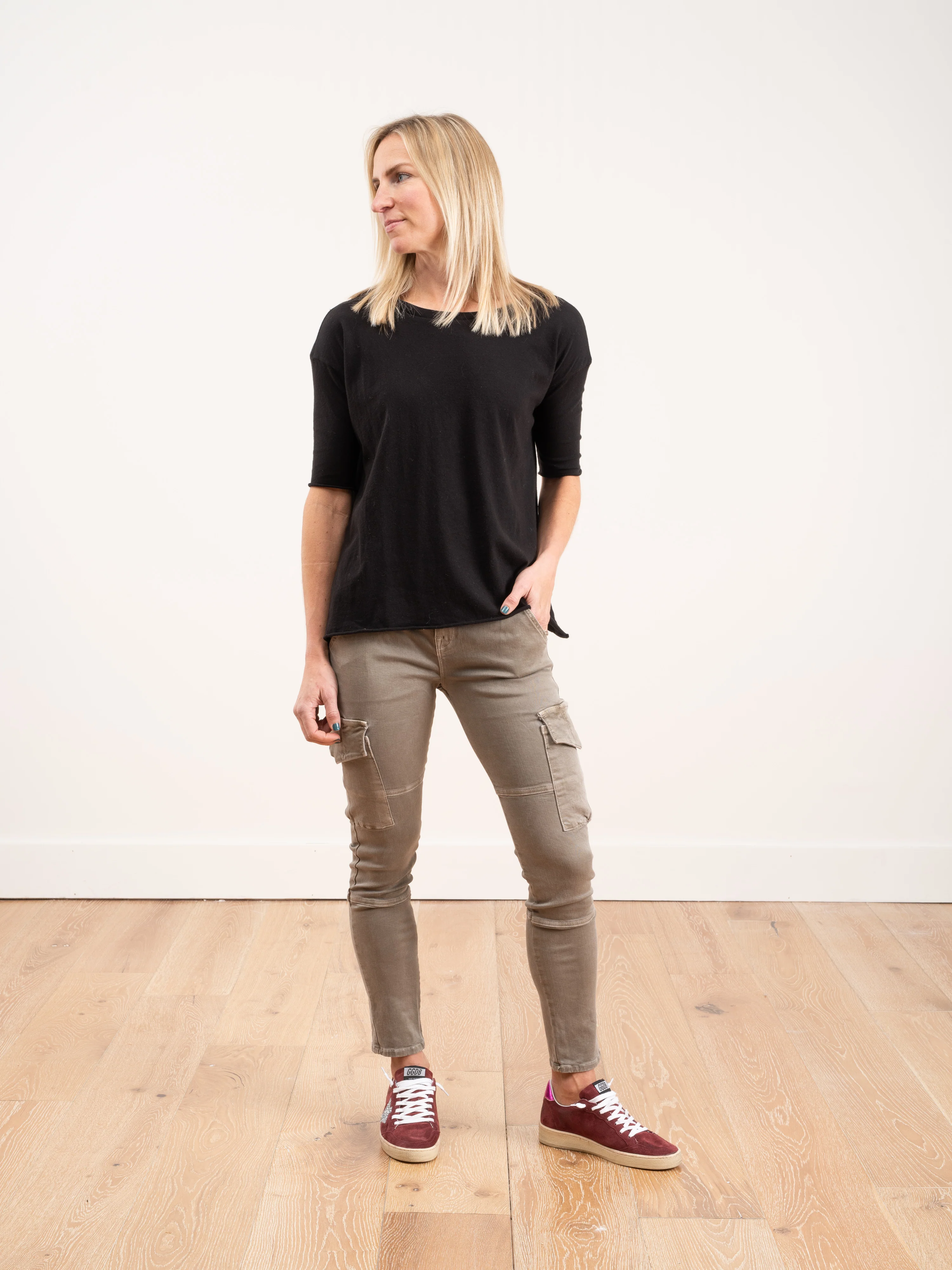 vincent skinny leg cargo pant - pigment - Image 4
