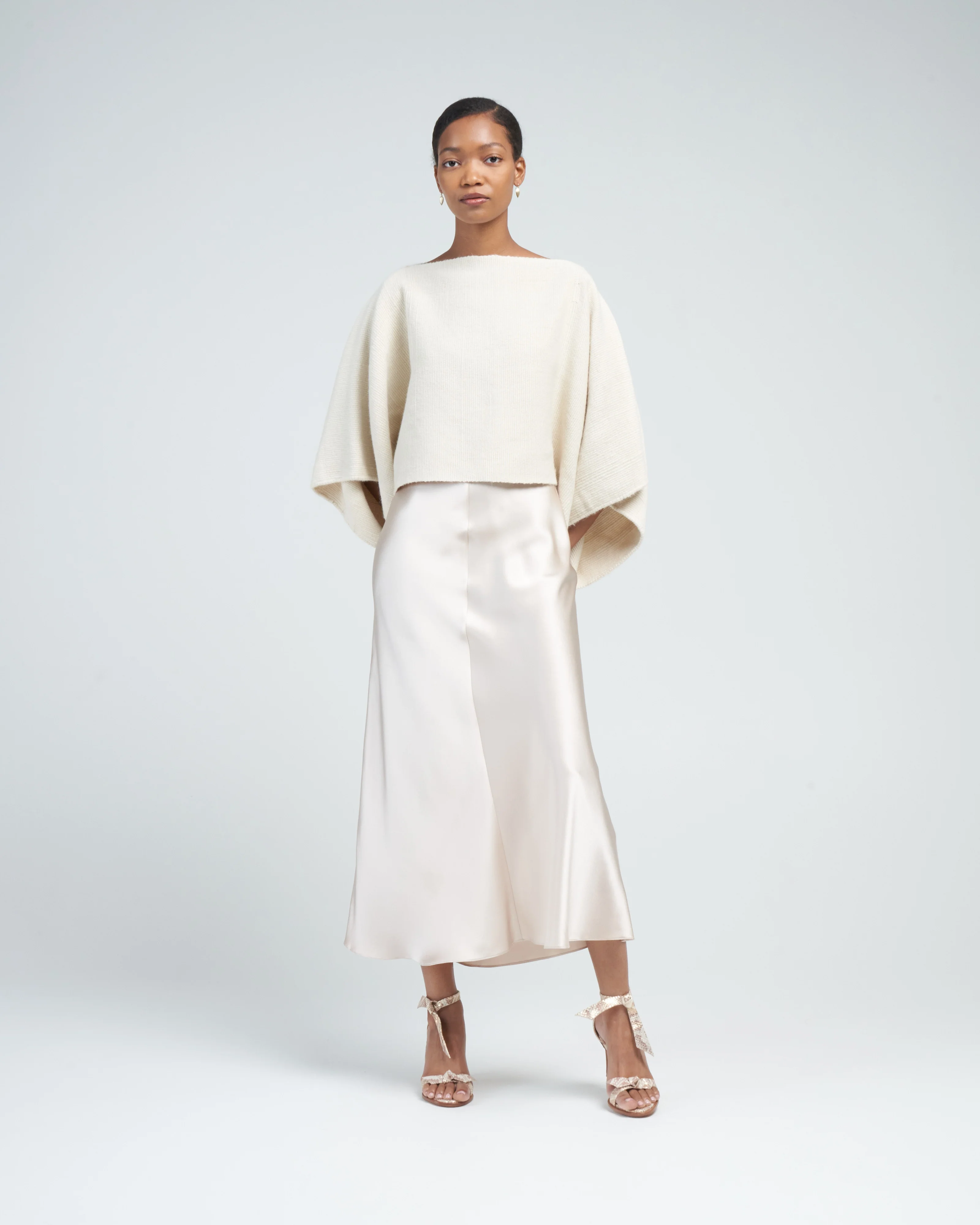 alpaca crop top - ivory - Image 2