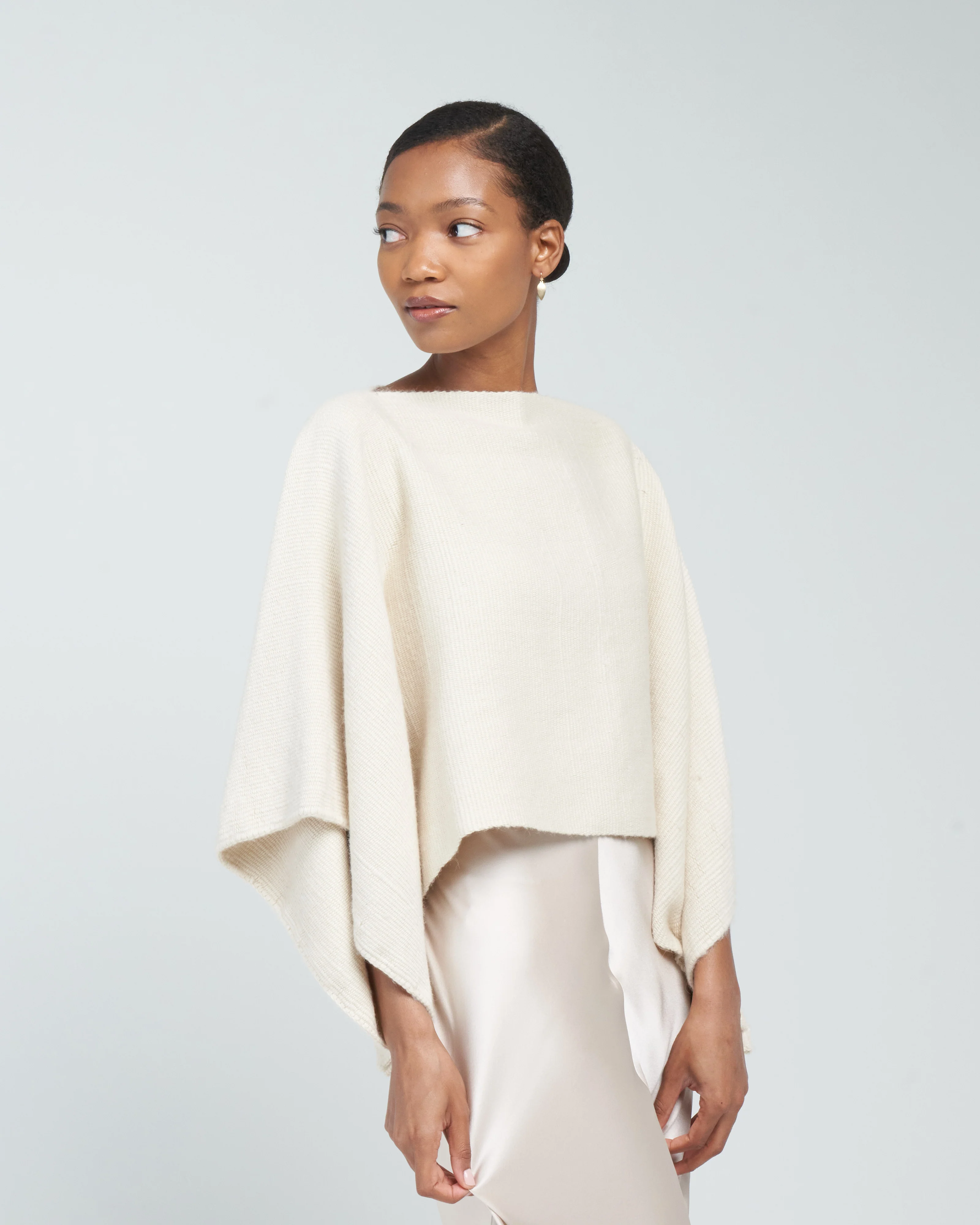 alpaca crop top - ivory - Image 3