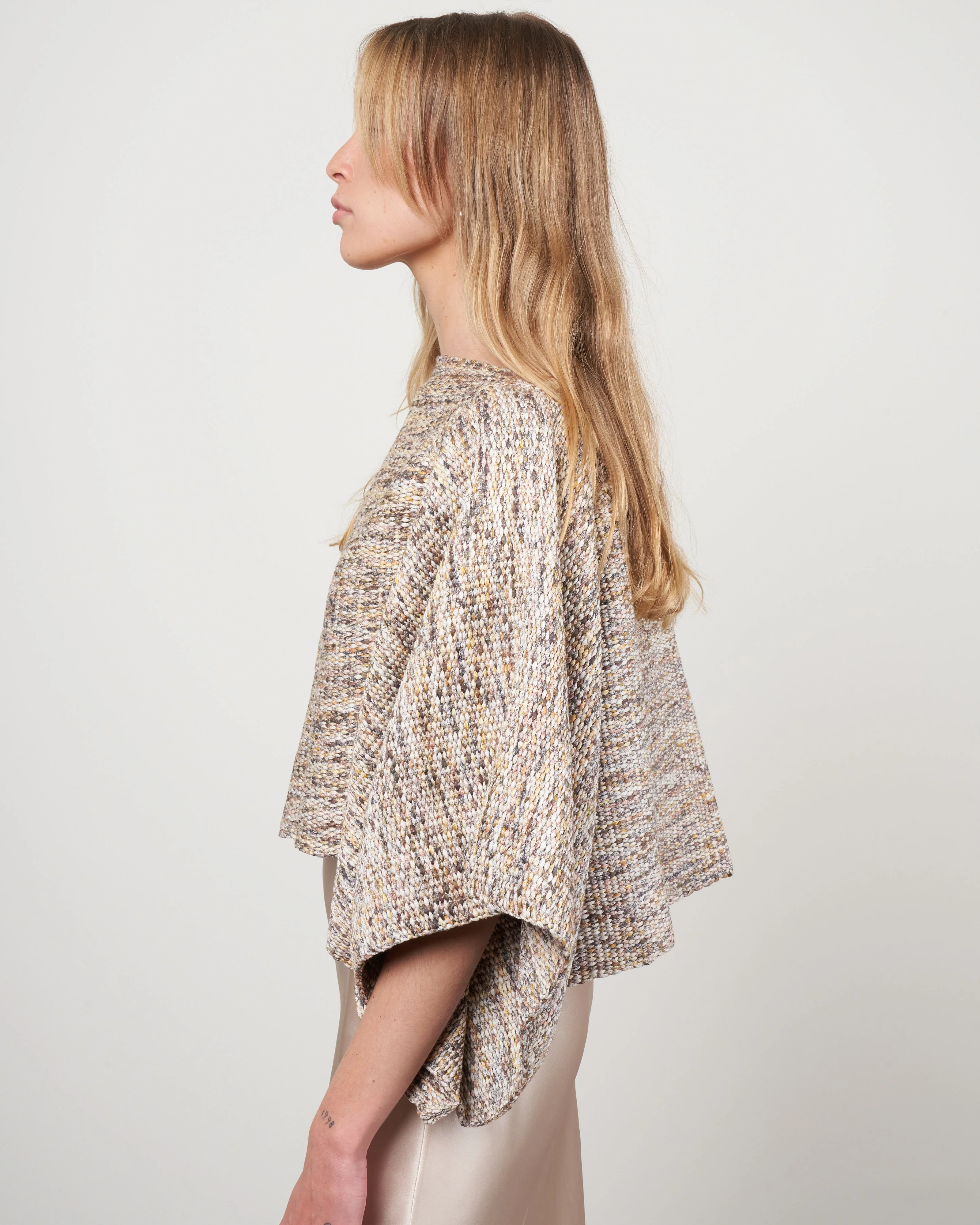 marble crop top - sand mix - Image 3