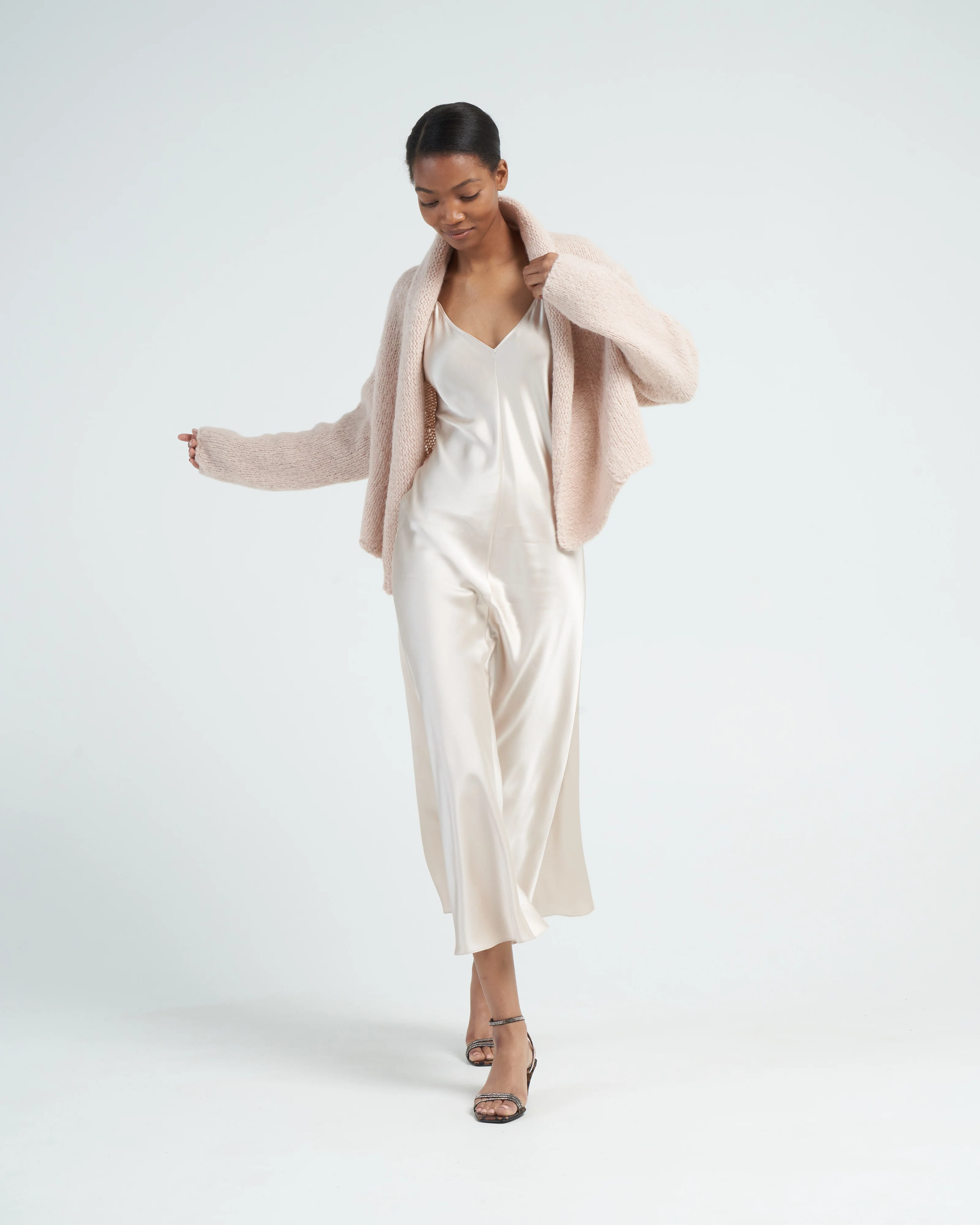 v-neck slip dress - Image 2
