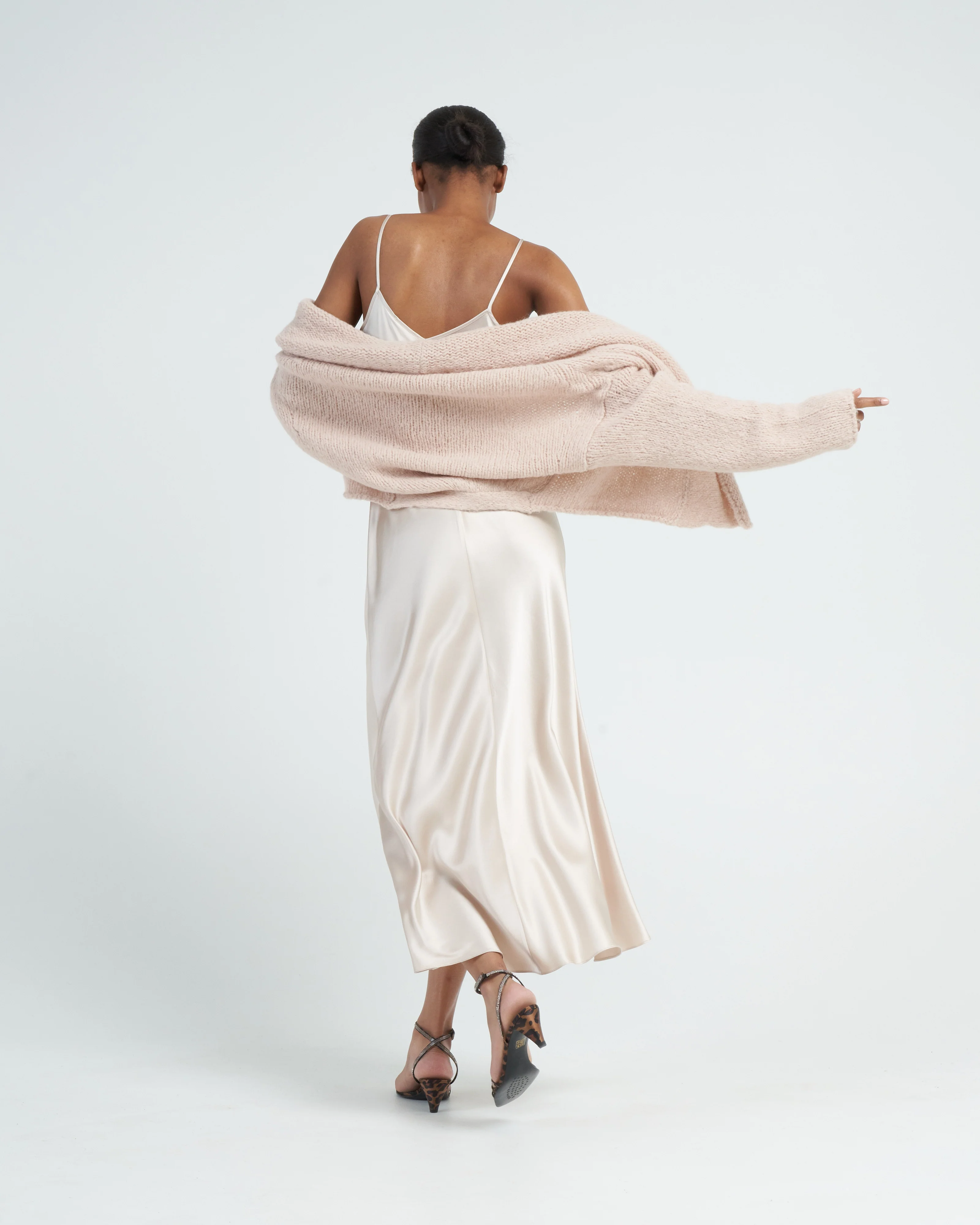 v-neck slip dress - Image 4