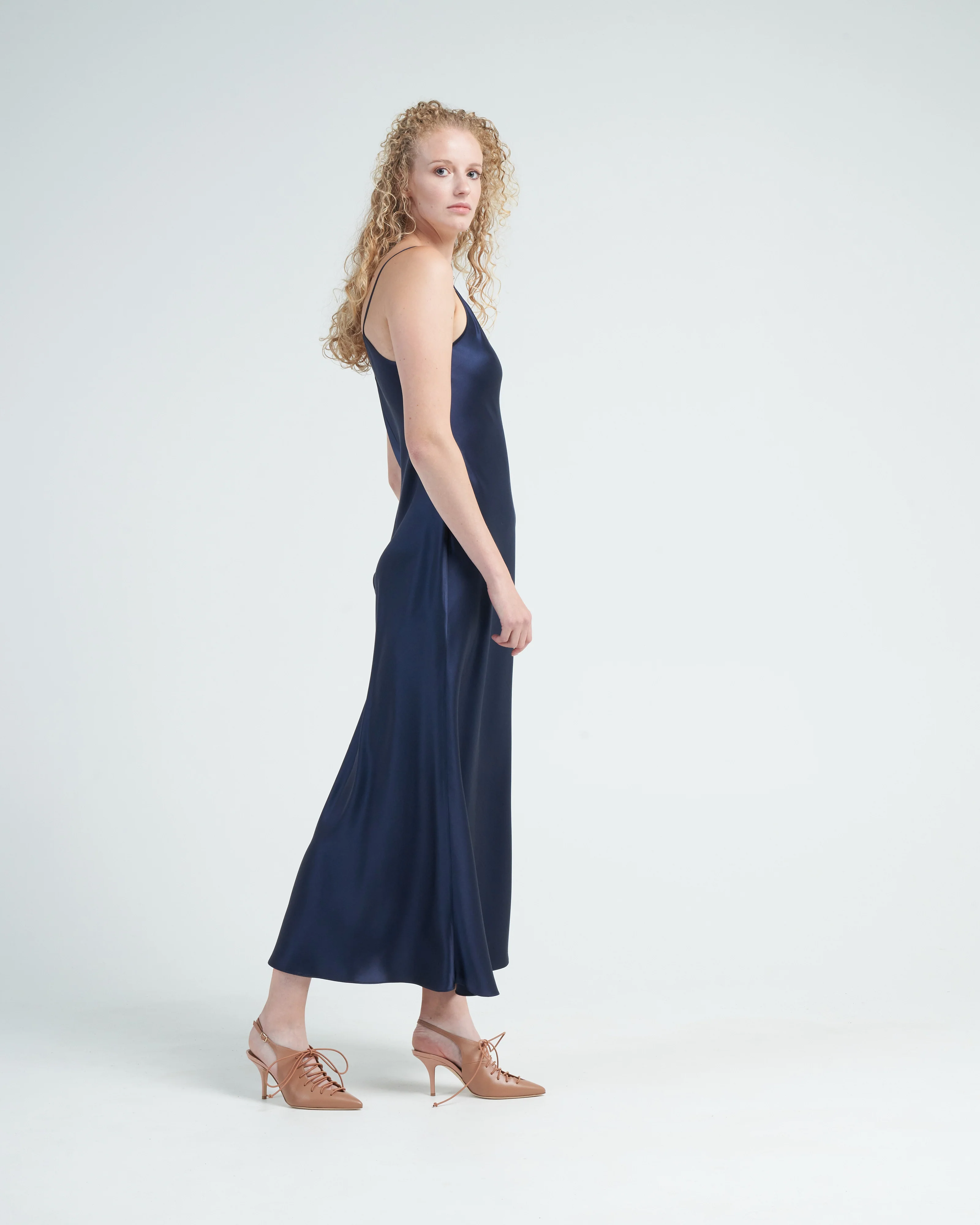v-neck slip dress - Image 3