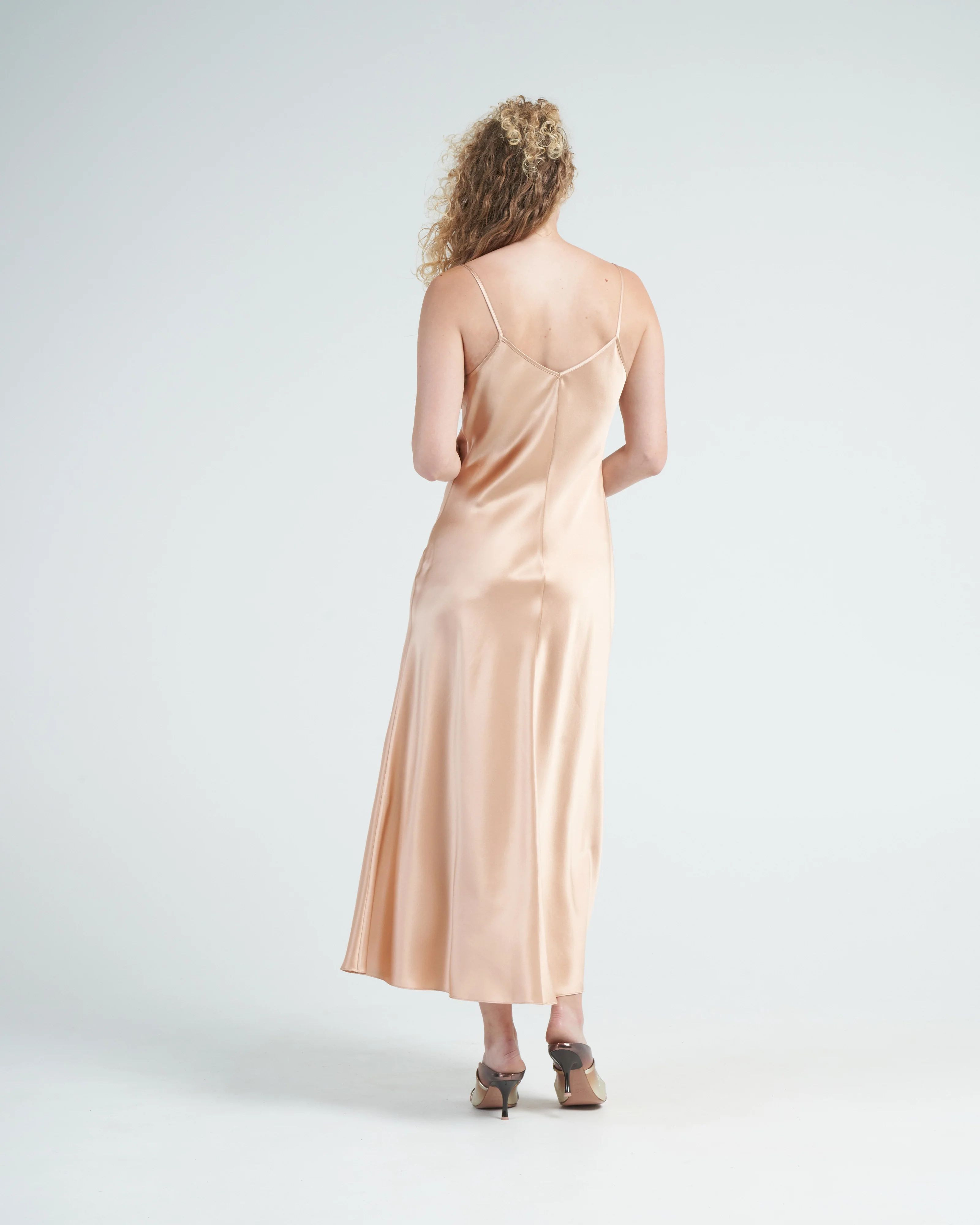 v-neck slip dress - Image 4