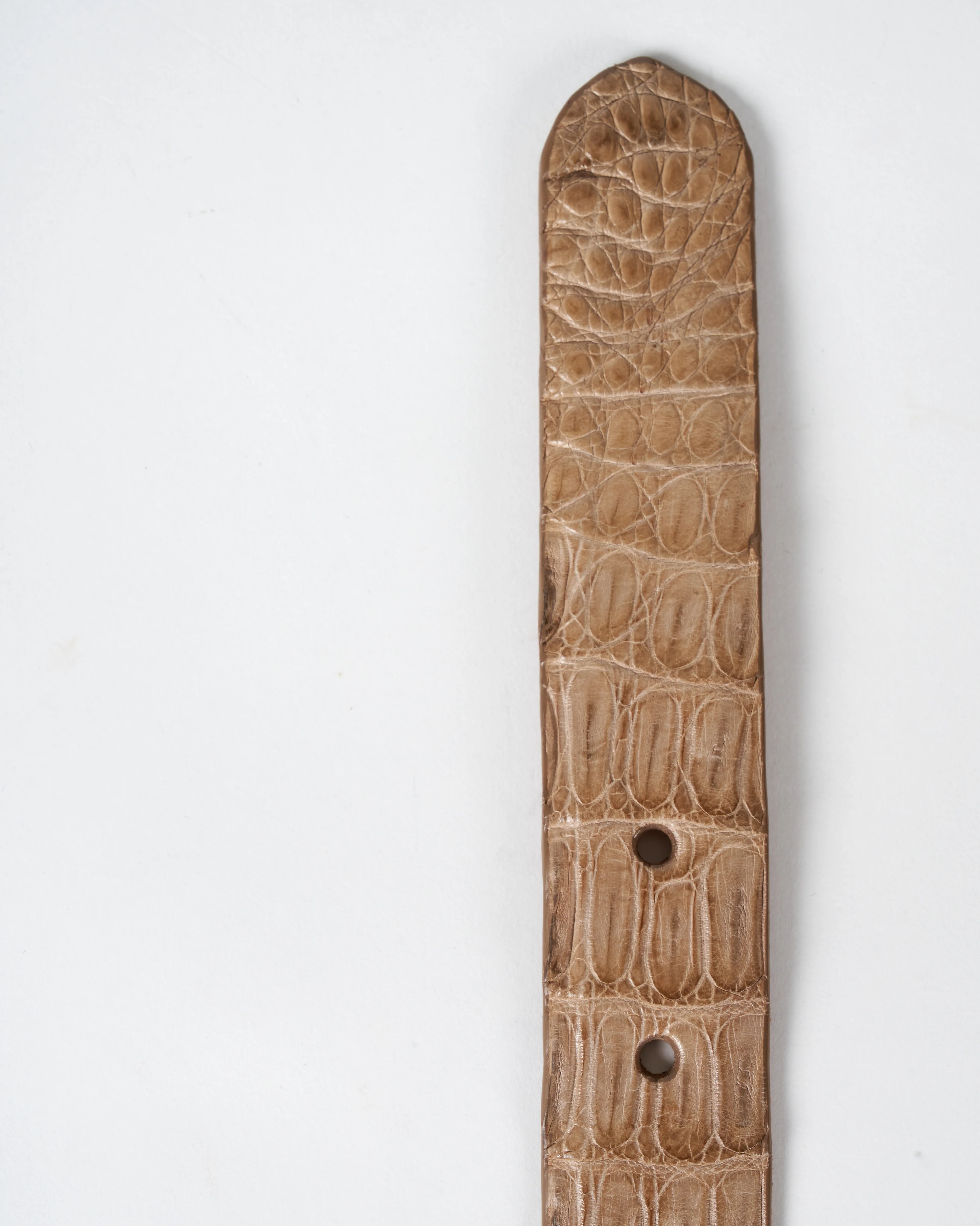 crocodile belt - mink - Image 5