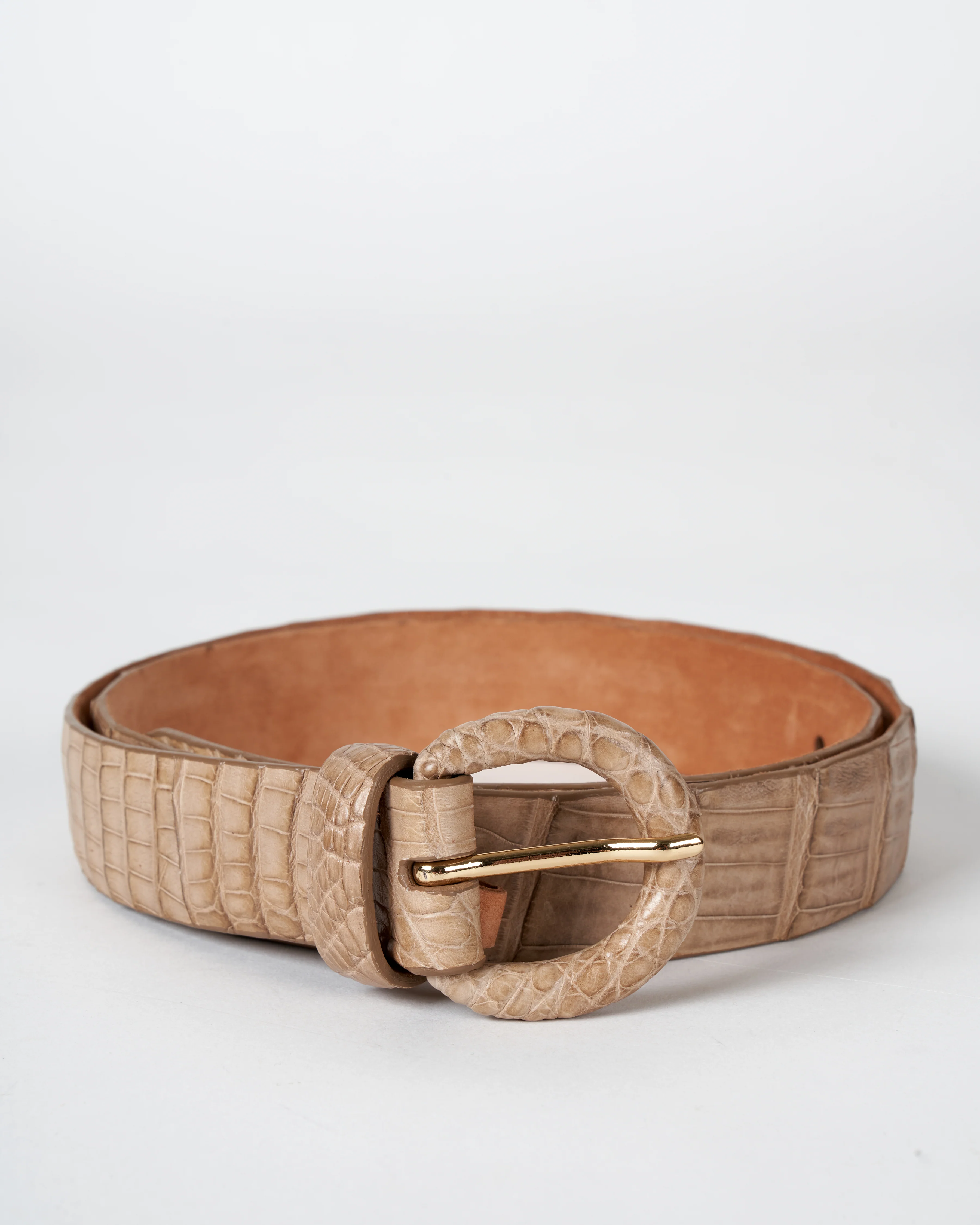 crocodile belt - mink - Image 7