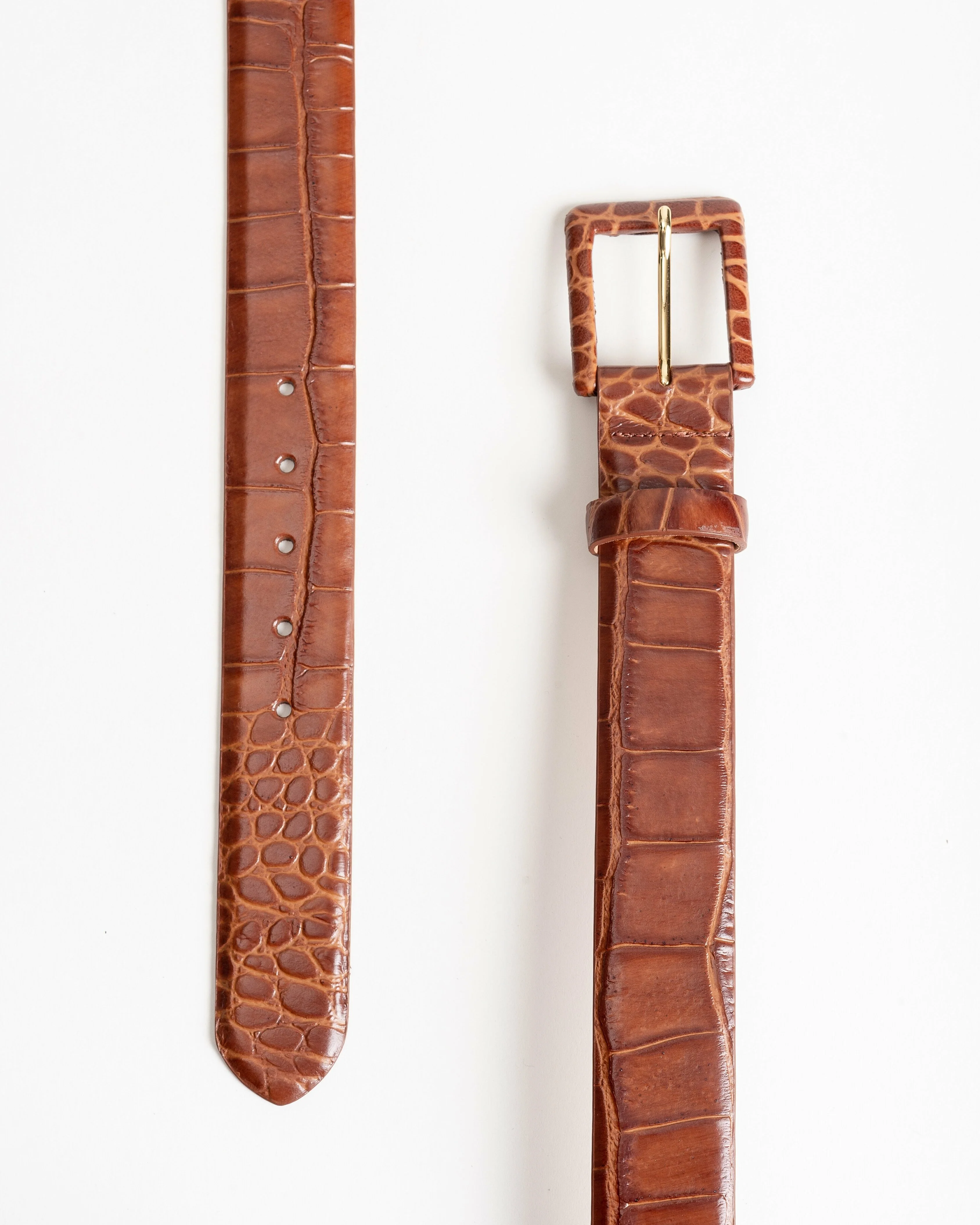 belt - cognac
