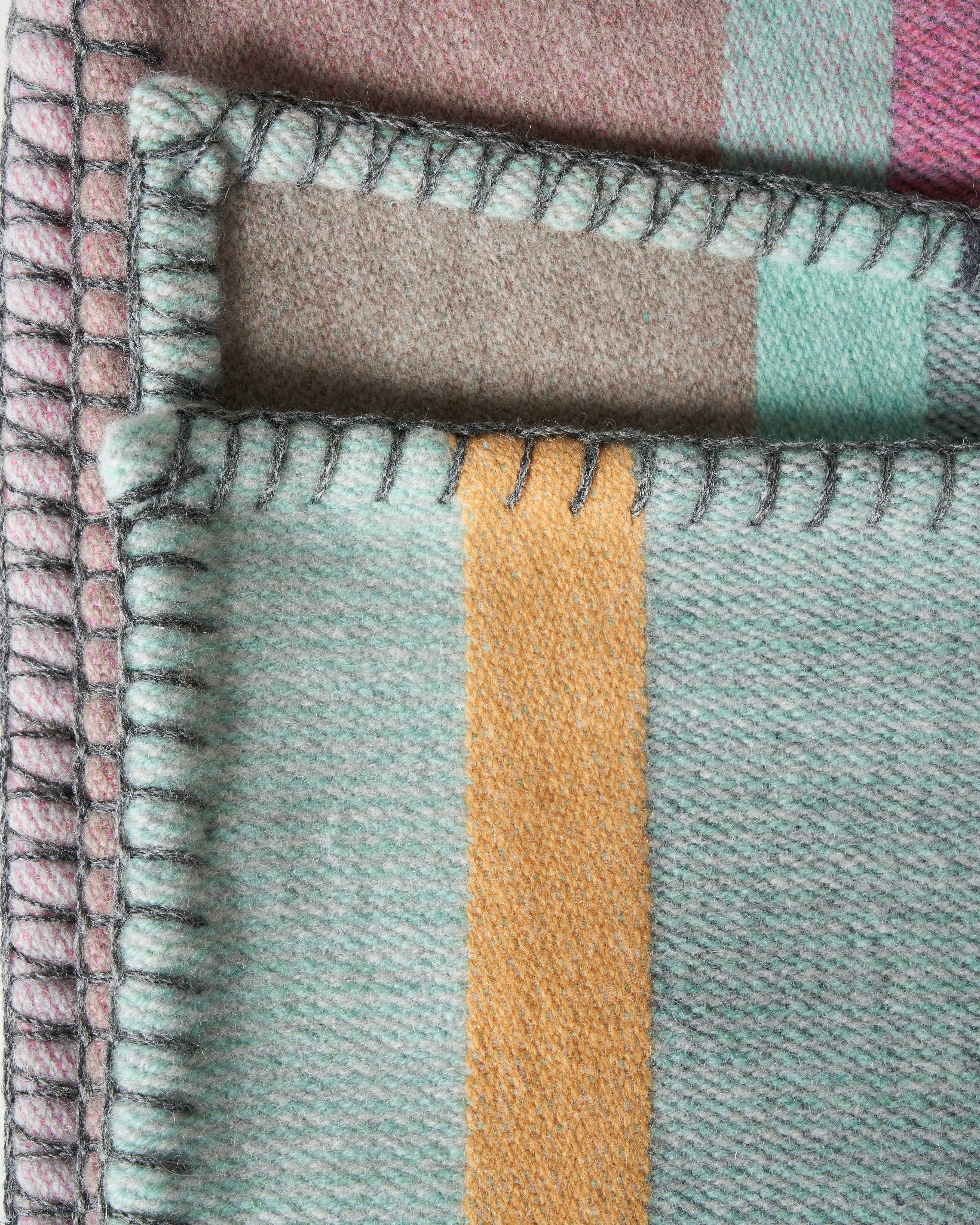lloyd block throw - mint/pink - Image 5