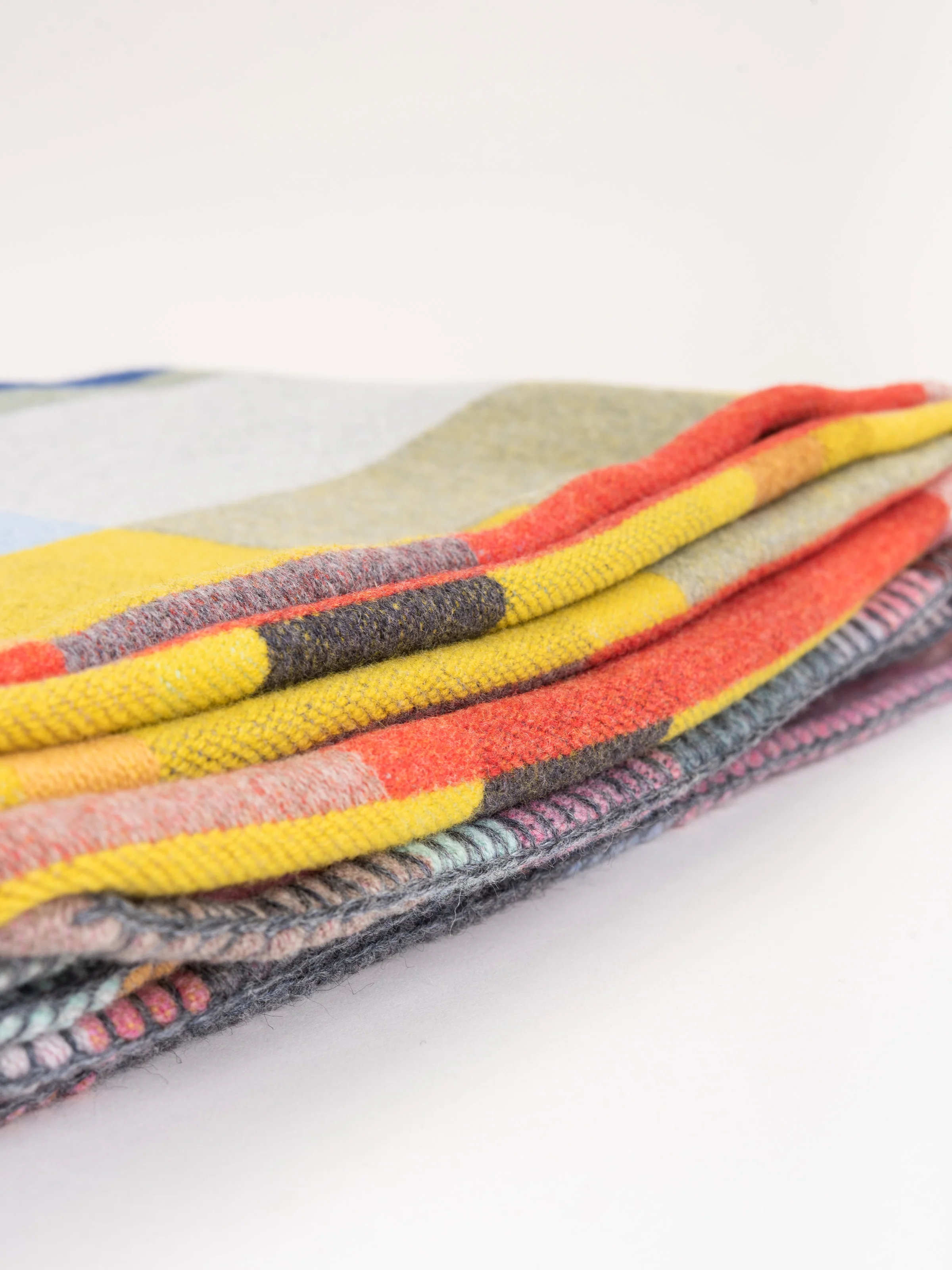 lloyd small lambswool block throw - Image 2