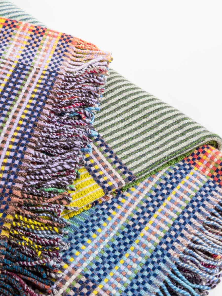 small eden throw - green multi - Image 3