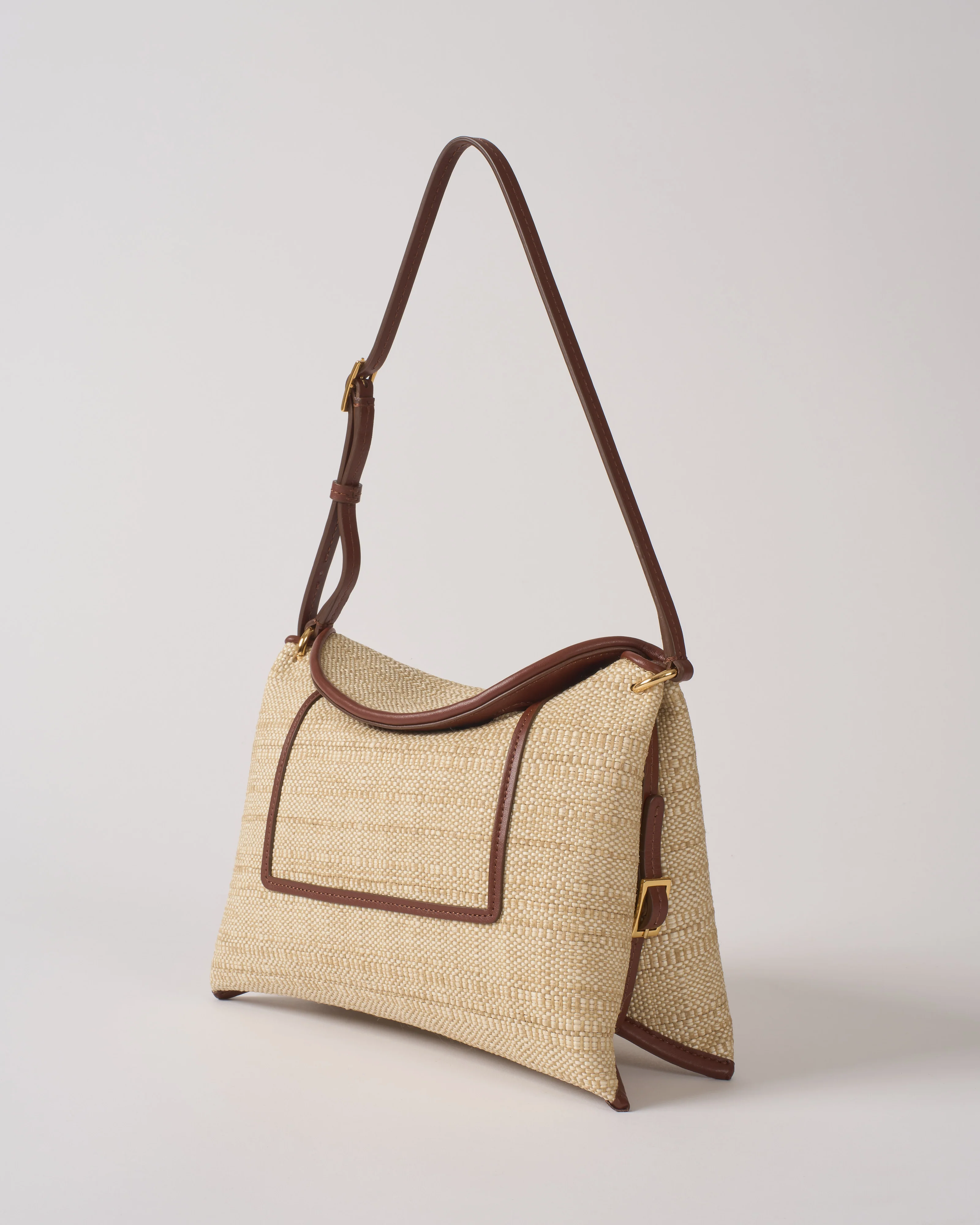 penelope slouch bag raffia - Image 2