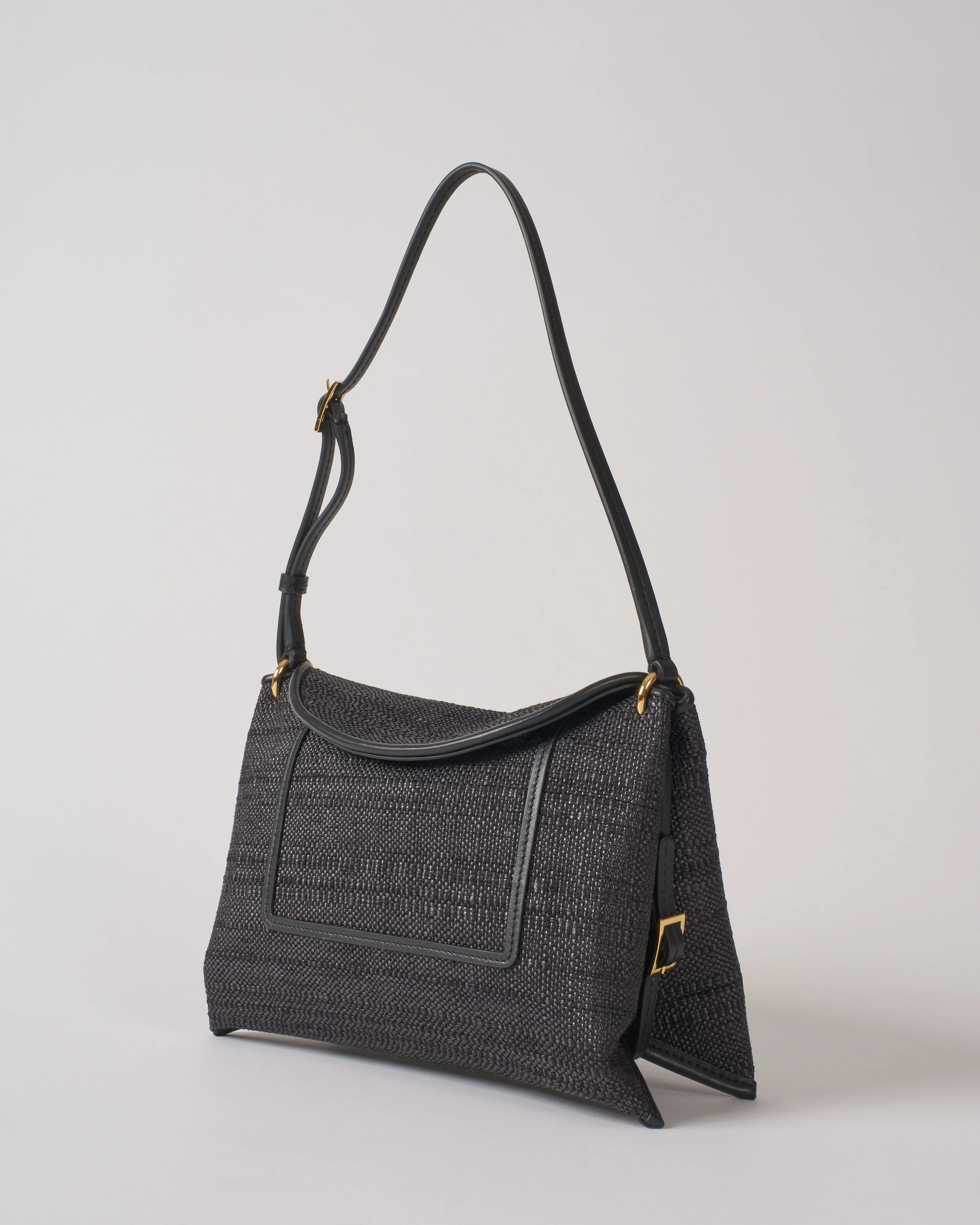 penelope slouch bag raffia - Image 2