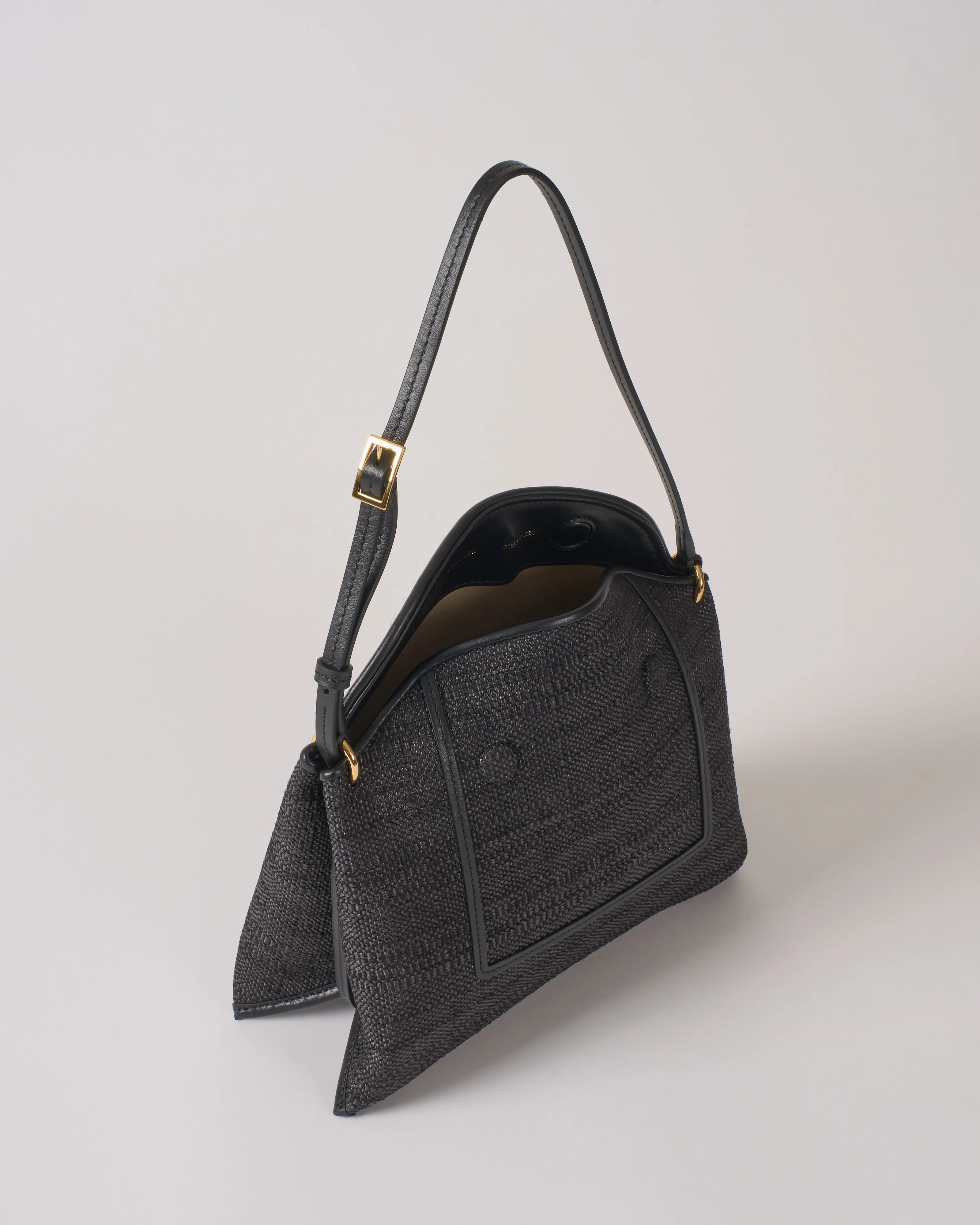 penelope slouch bag raffia - Image 3