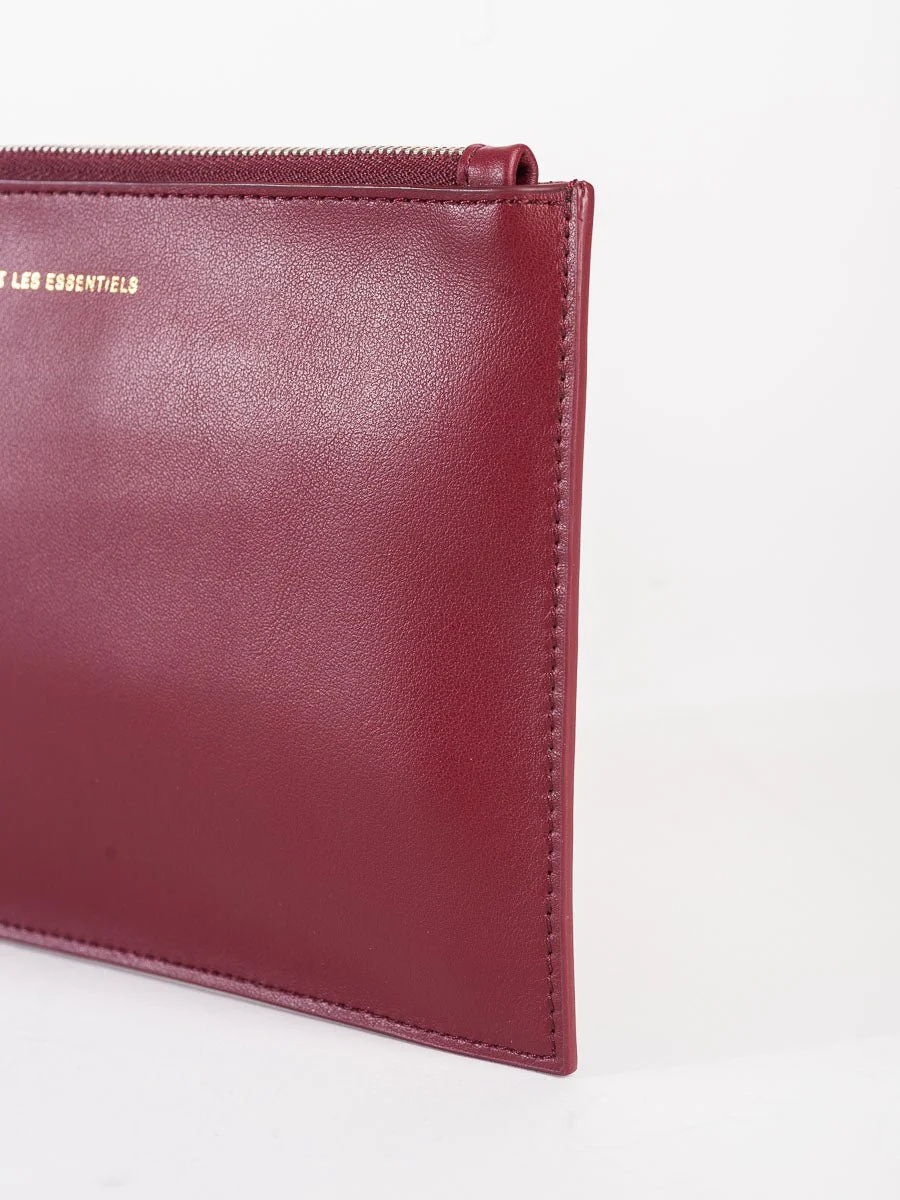 lawrence zip pouch - collegiate red - Image 3