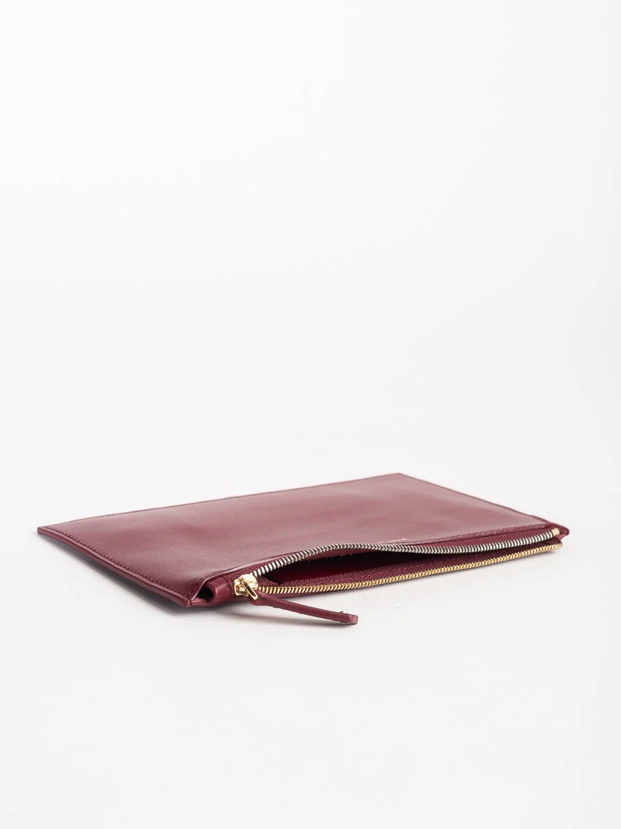 lawrence zip pouch - collegiate red - Image 4