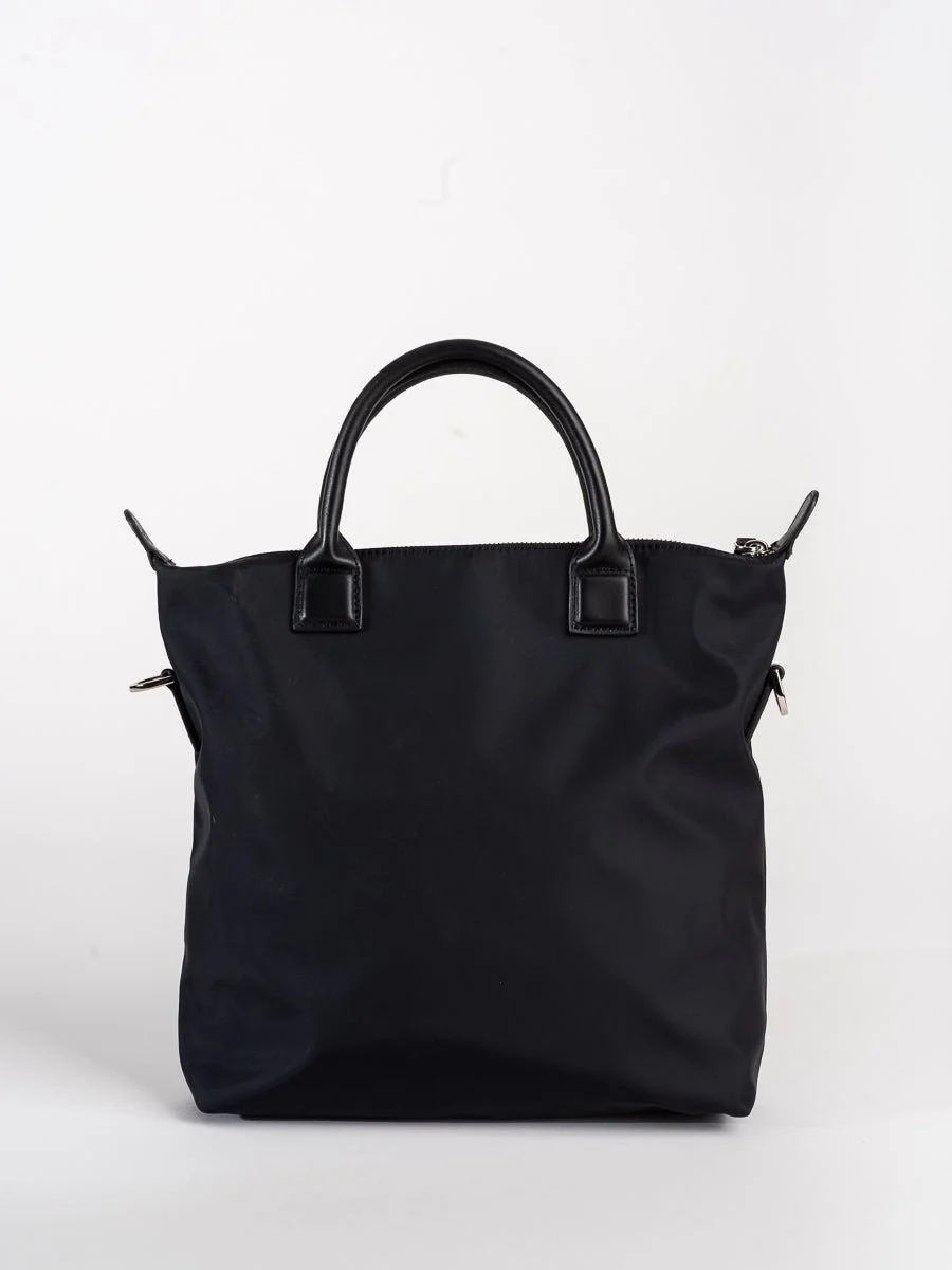 nylon mini o'hare tote - black - Image 2