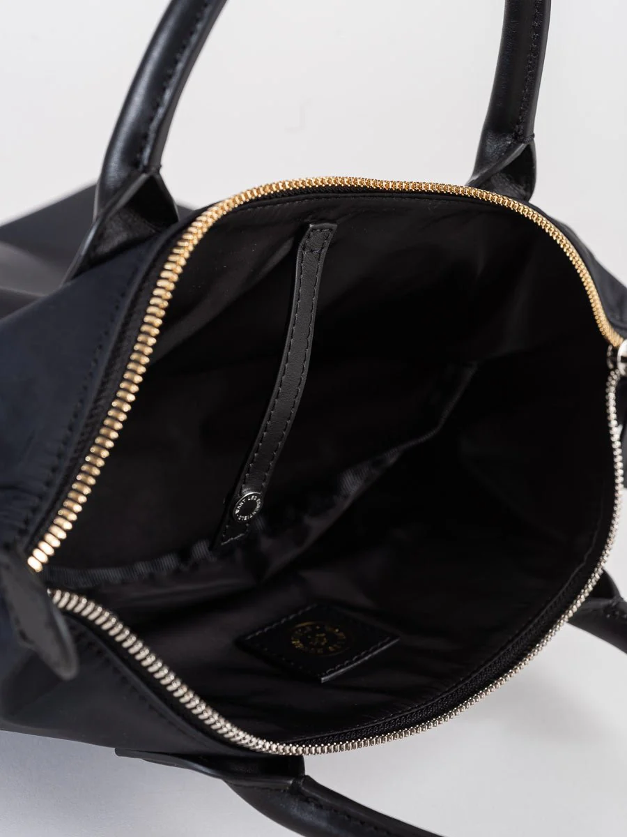 nylon mini o'hare tote - black - Image 5