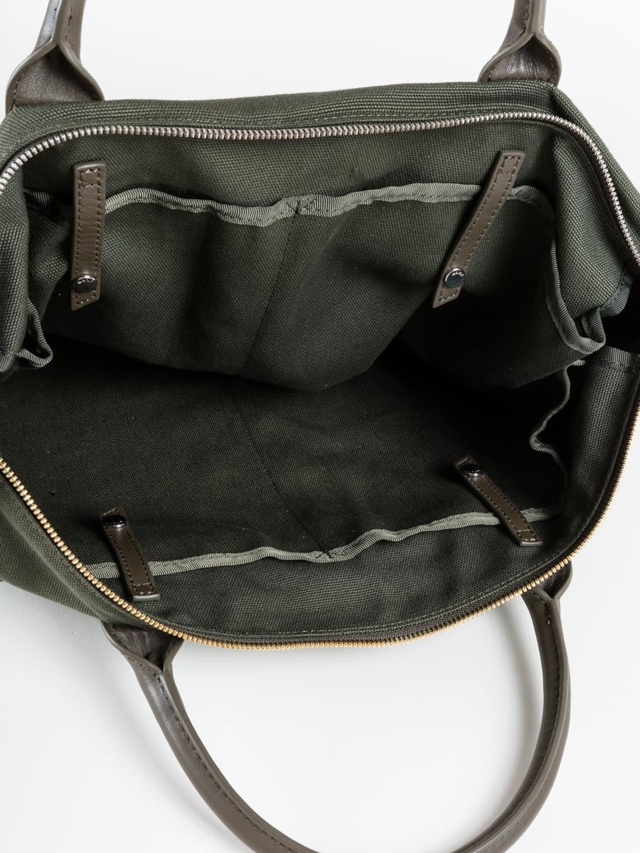 o'hare shopper in olive/gunmetal - Image 7